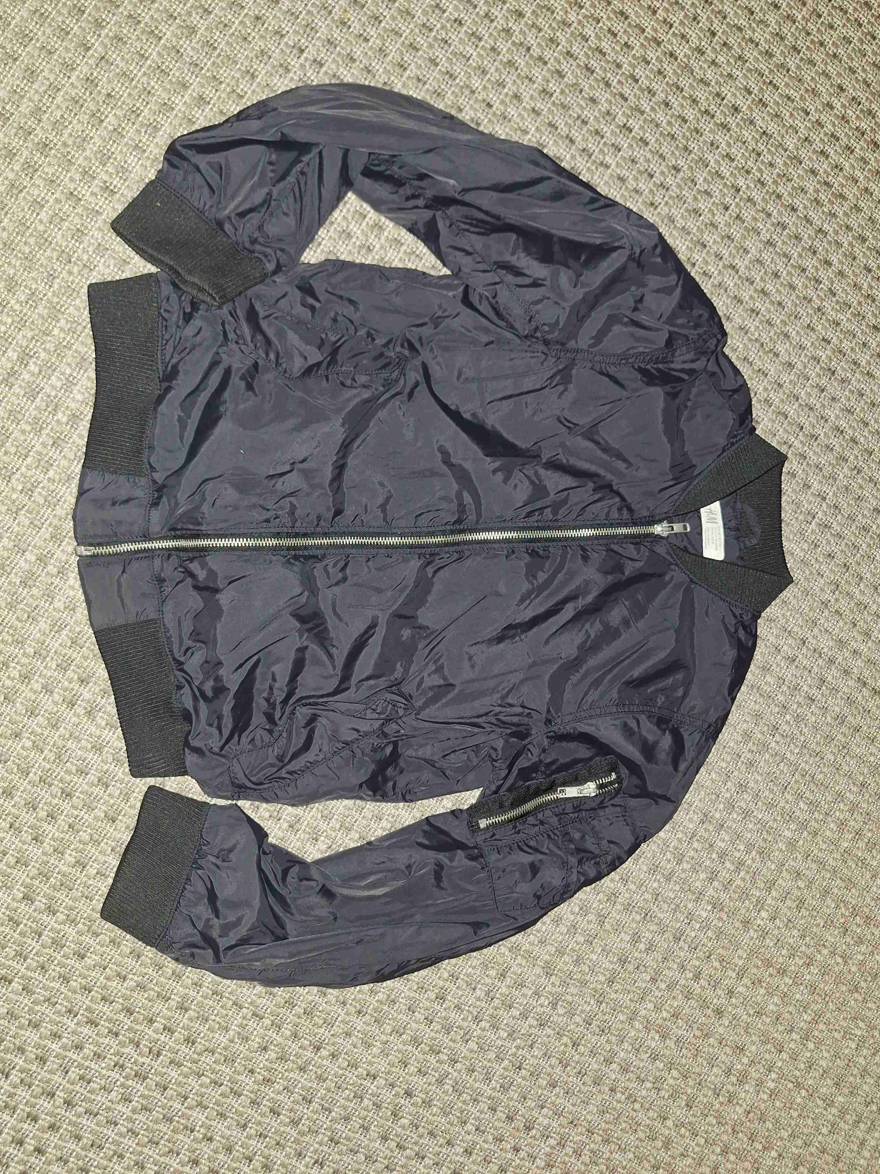 Chaqueta bomber azul marino