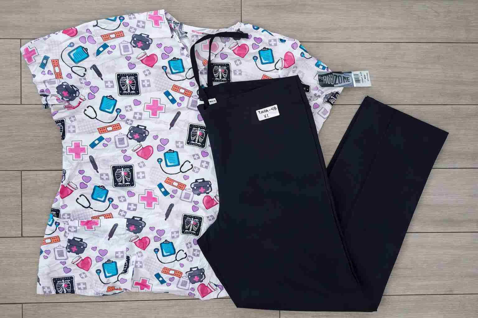 ropa clinica  estampada médica ropa hospital r - miniatura 2