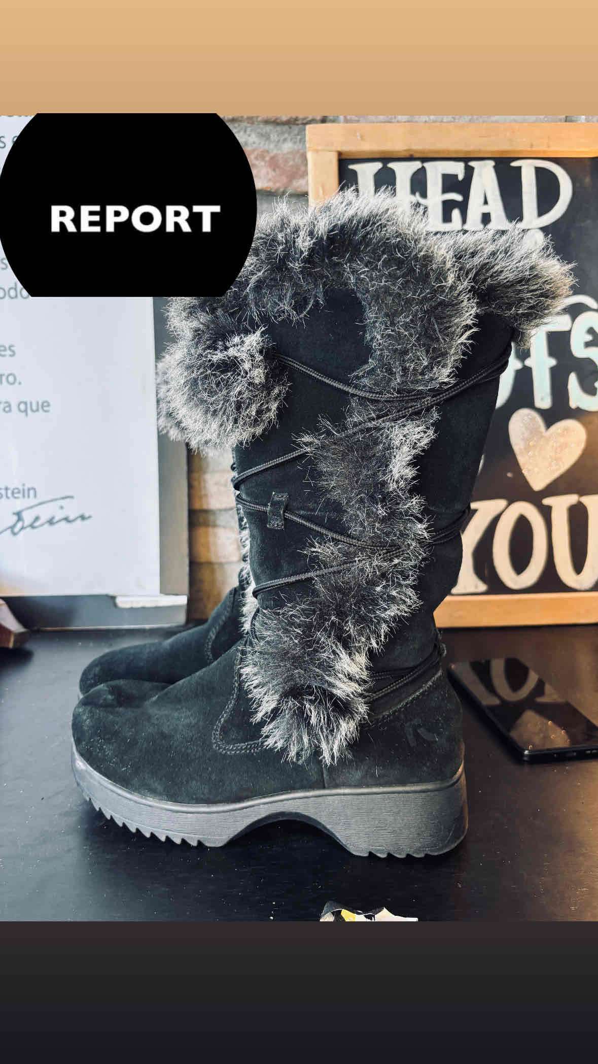 Botas Report cuero gamuza