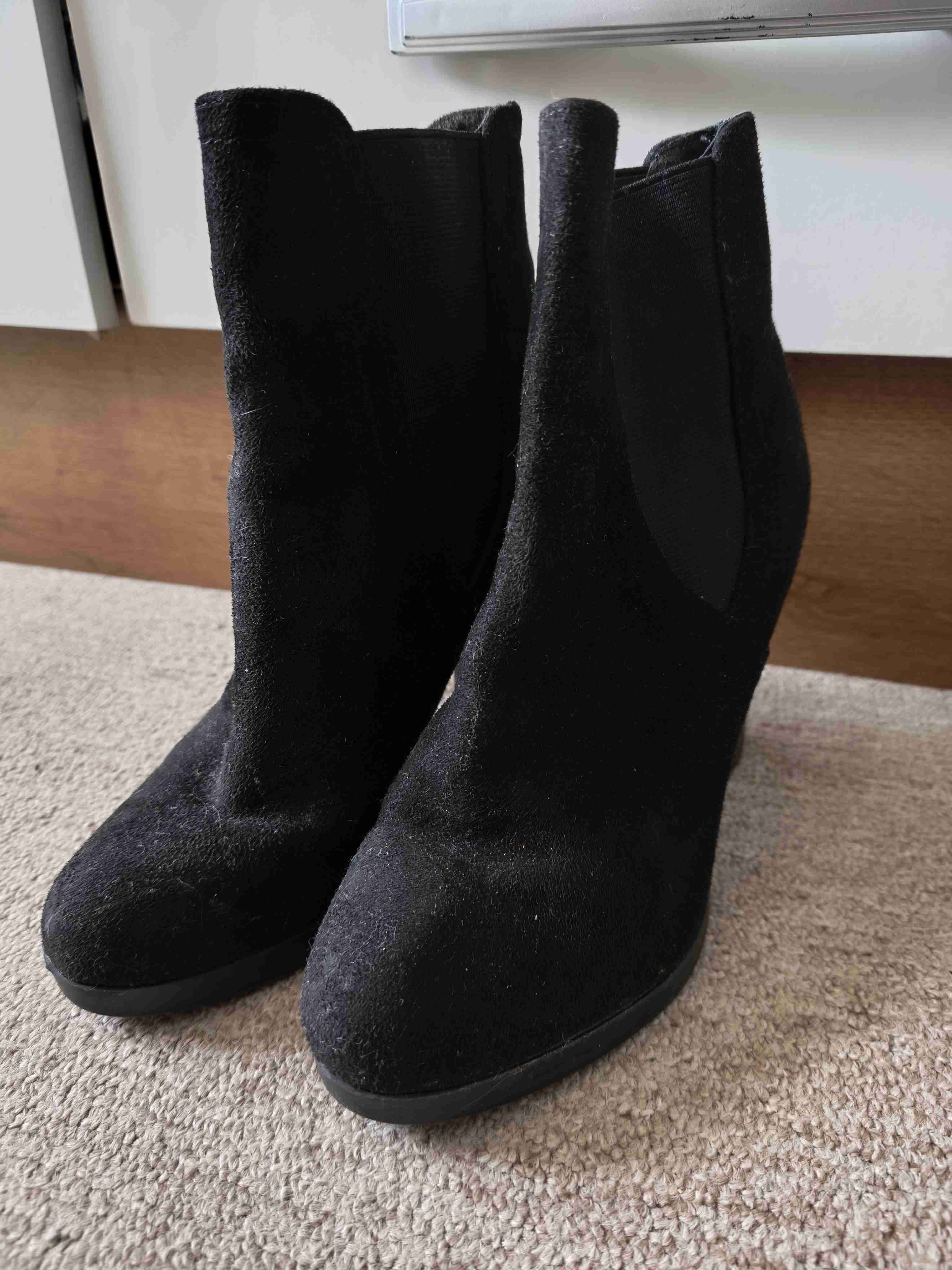 Botines de tacón altos negros - miniatura 4