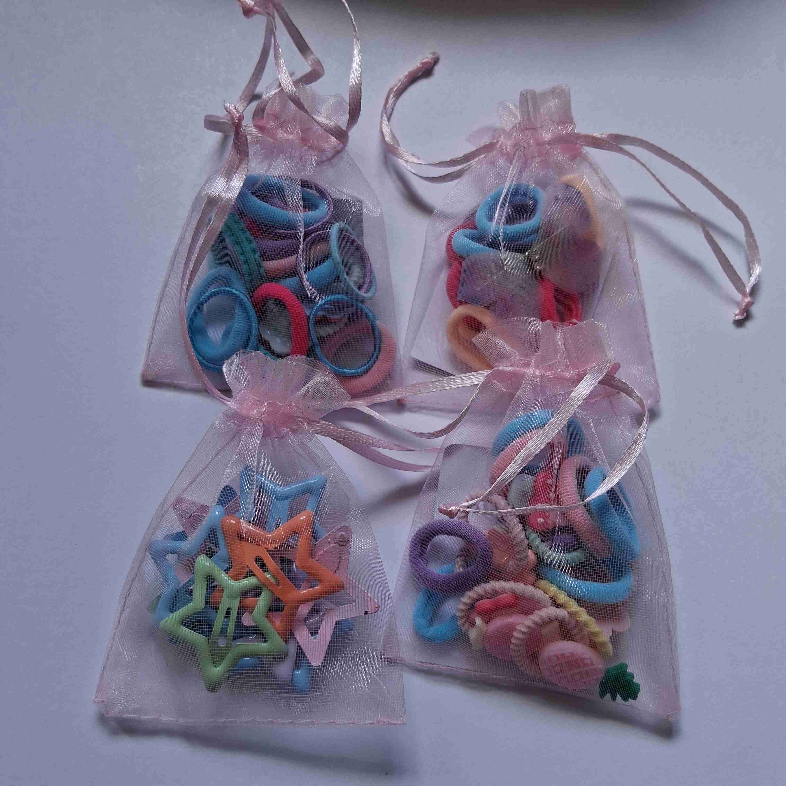 Set de moñitos elásticos coloridos - miniatura 2