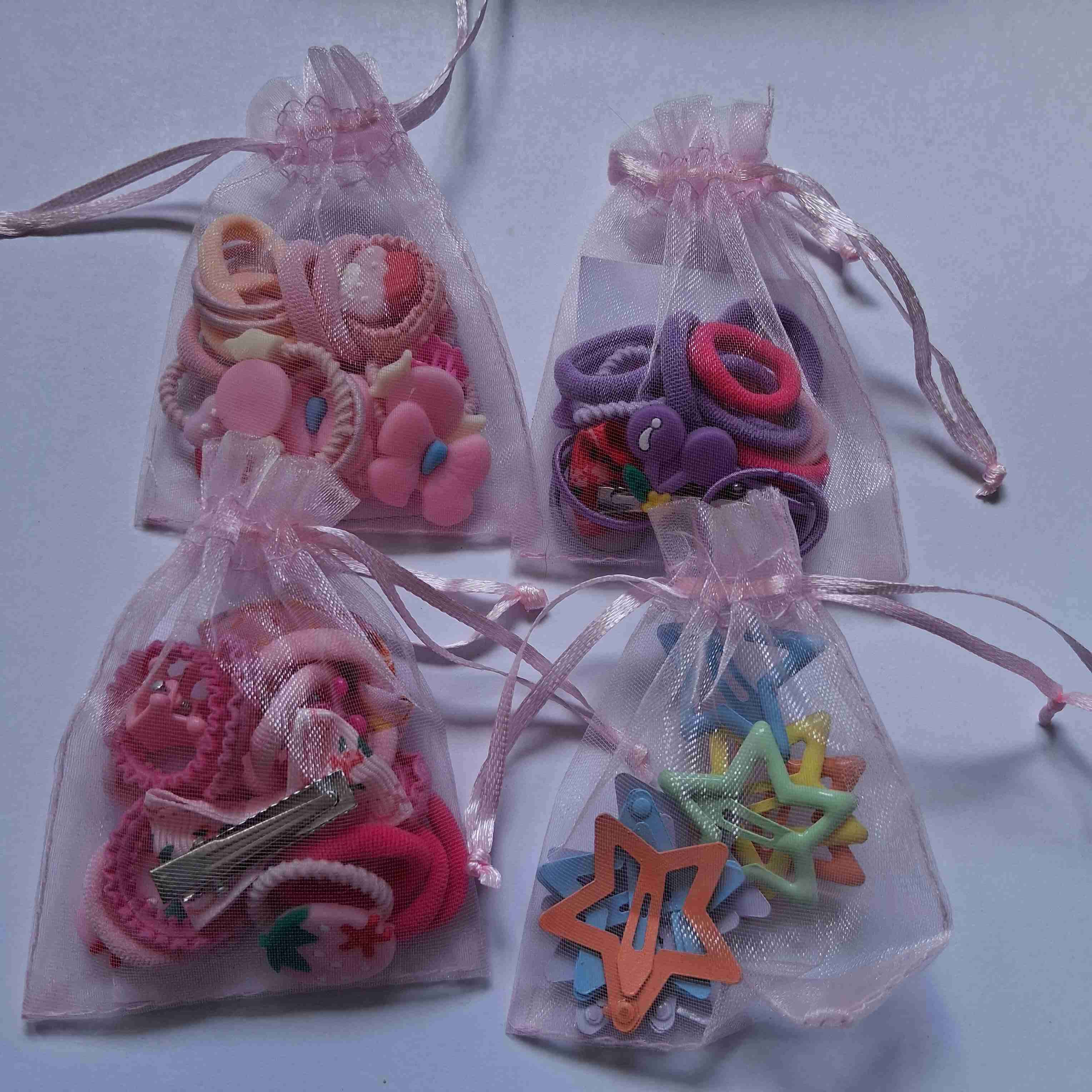 Set de moñitos elásticos coloridos - miniatura 3