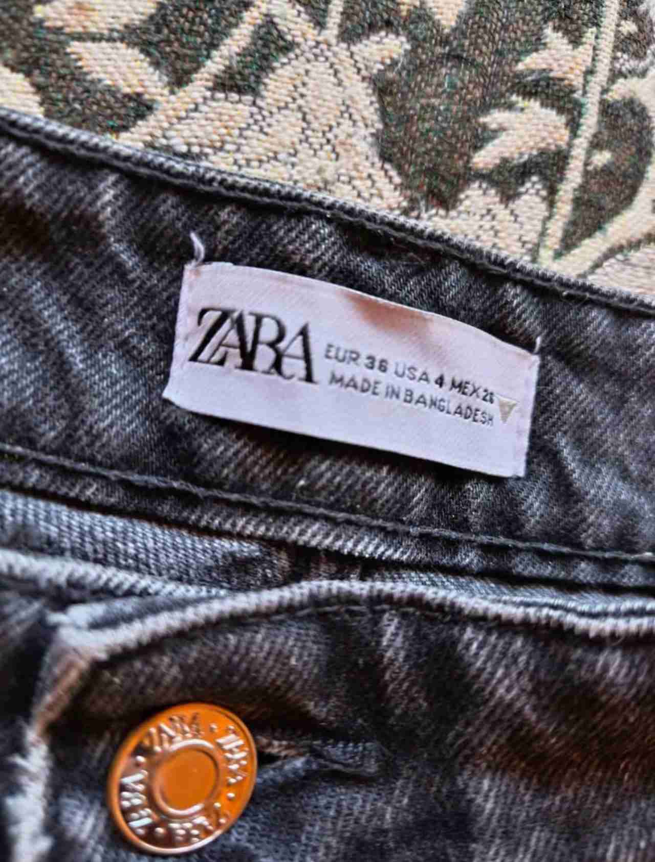 Pantalones cargo negros de mezclilla - miniatura 3