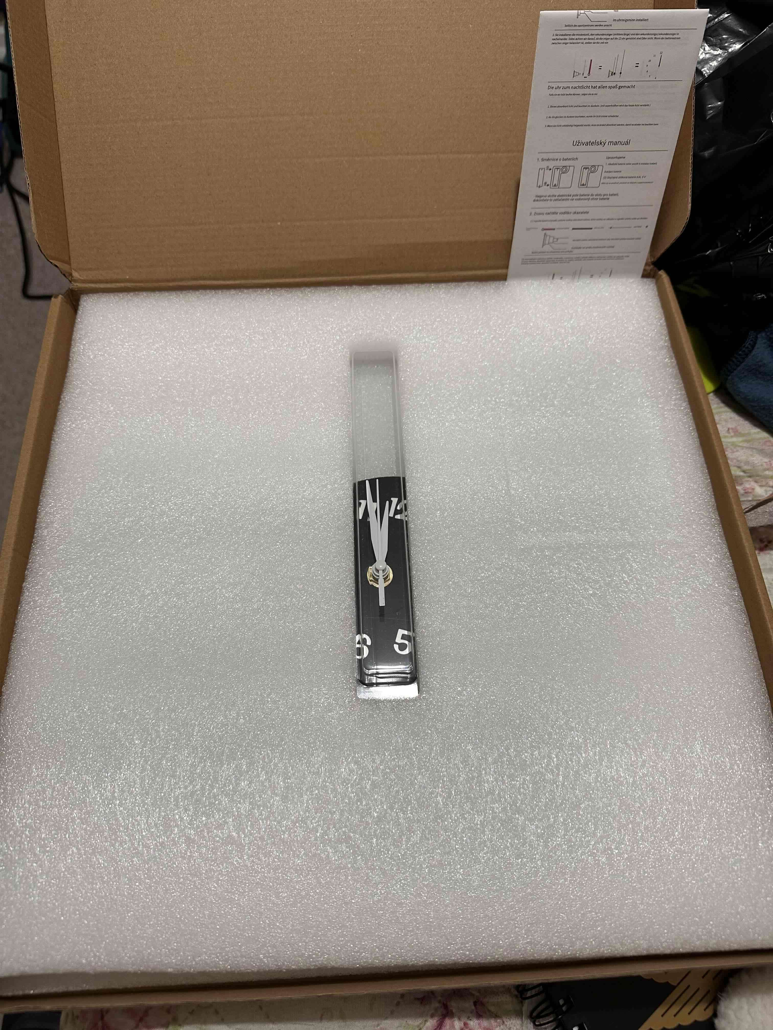 Reloj de pared gato negro - miniatura 3