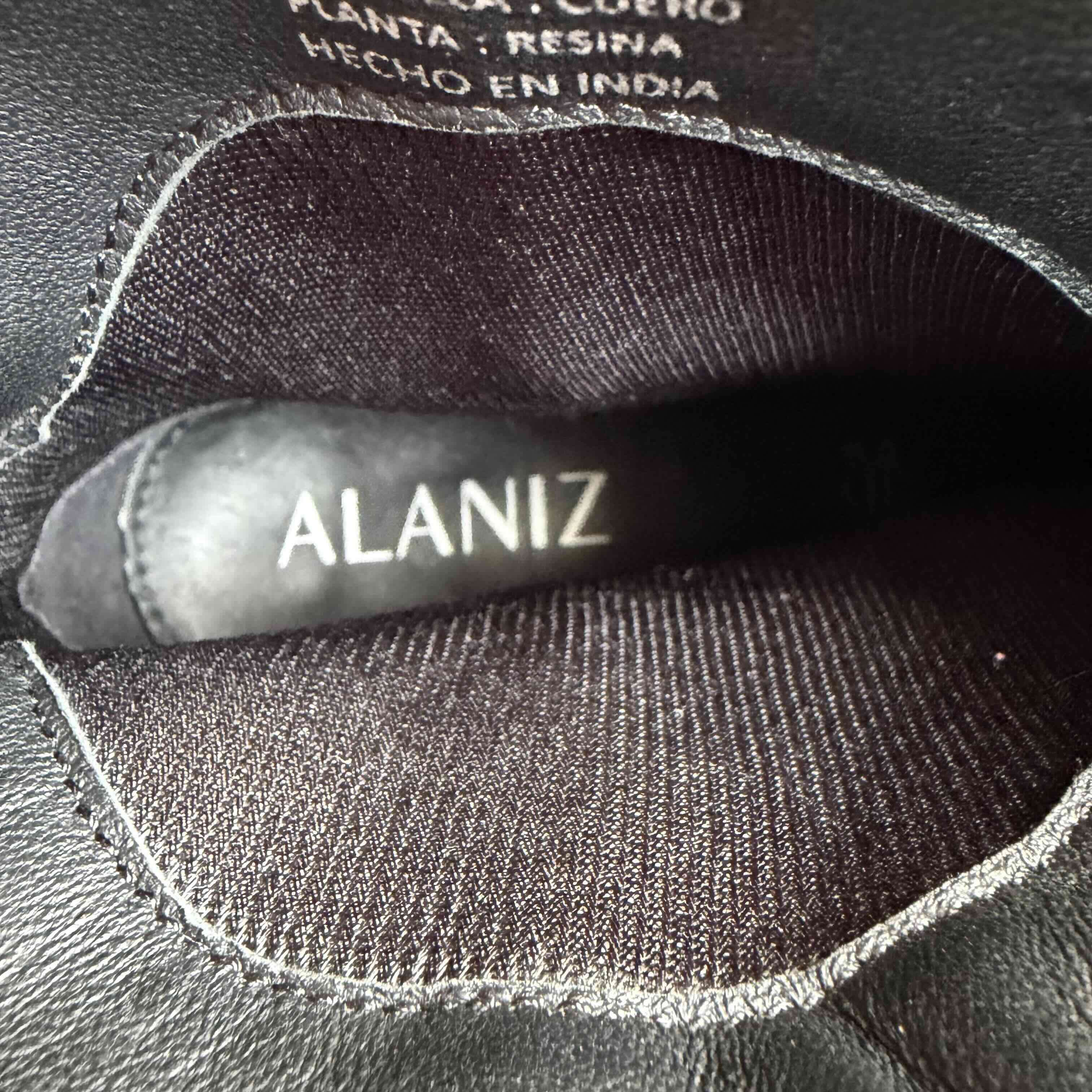 Botines vaqueros de cuero negro - miniatura 5