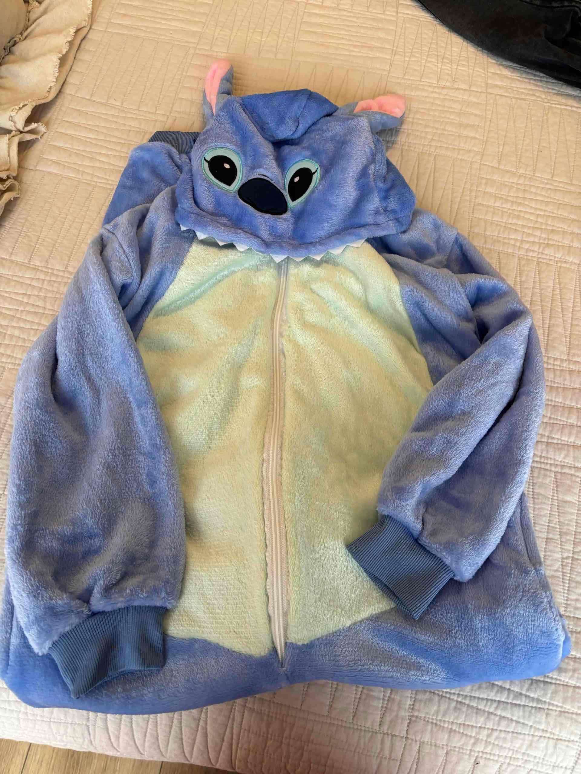 Disfraz entero stitch azul con capucha - miniatura 3