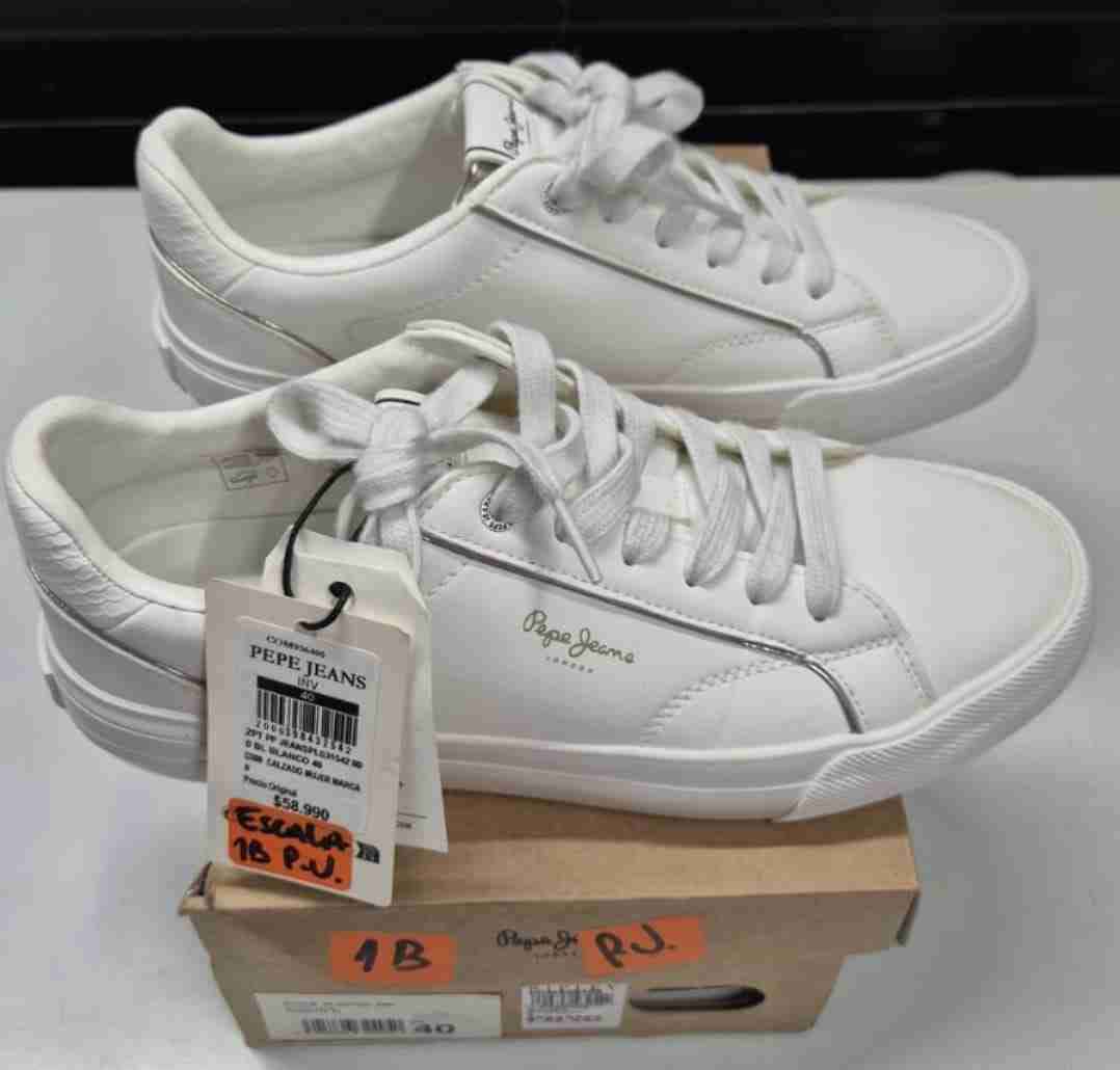 Zapatillas blancas Pepe Jeans - miniatura 5
