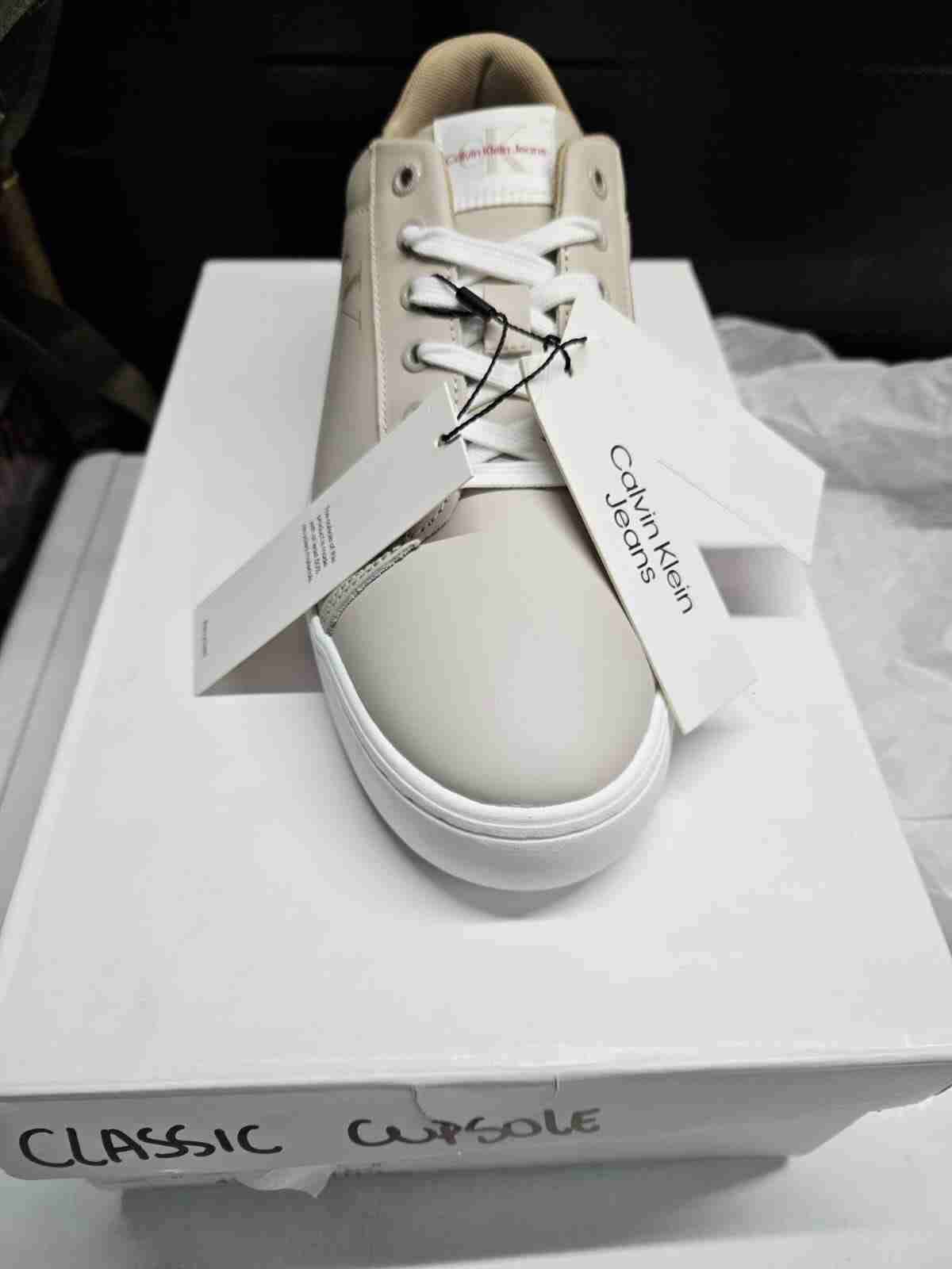 Zapatillas Calvin Klein beige - miniatura 2