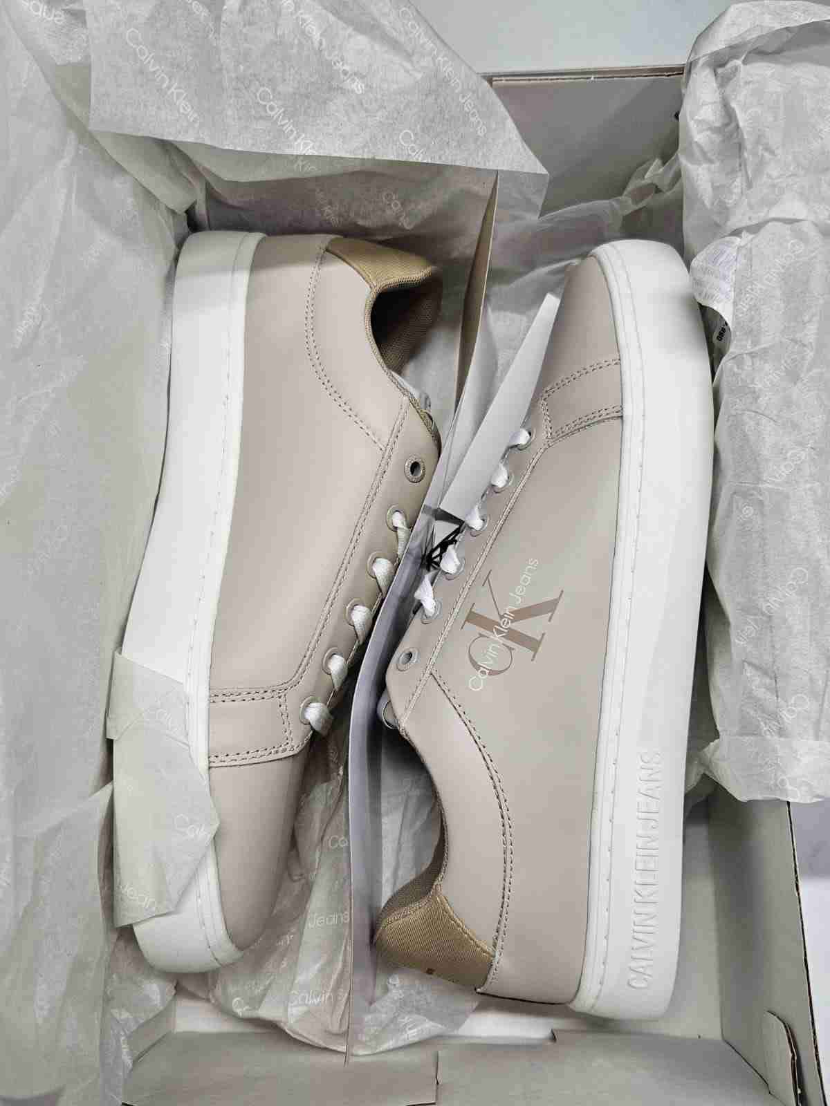 Zapatillas Calvin Klein beige - miniatura 3