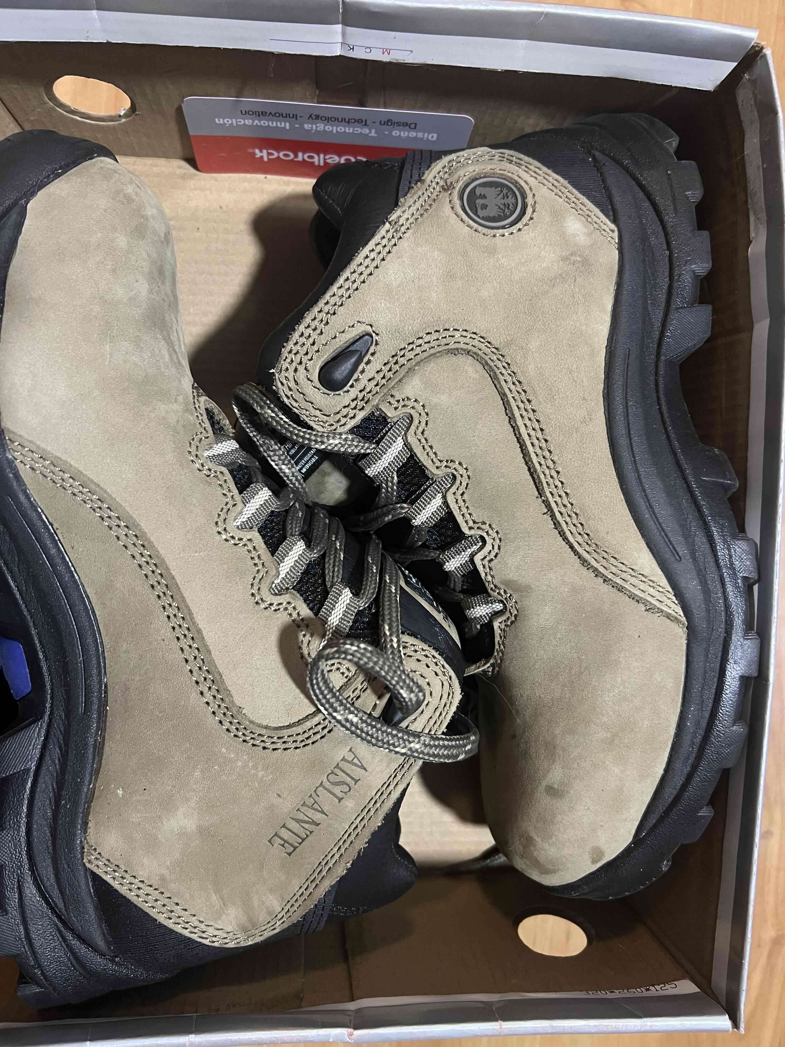 Botas de Seguridad Caterpillar beige - miniatura 3