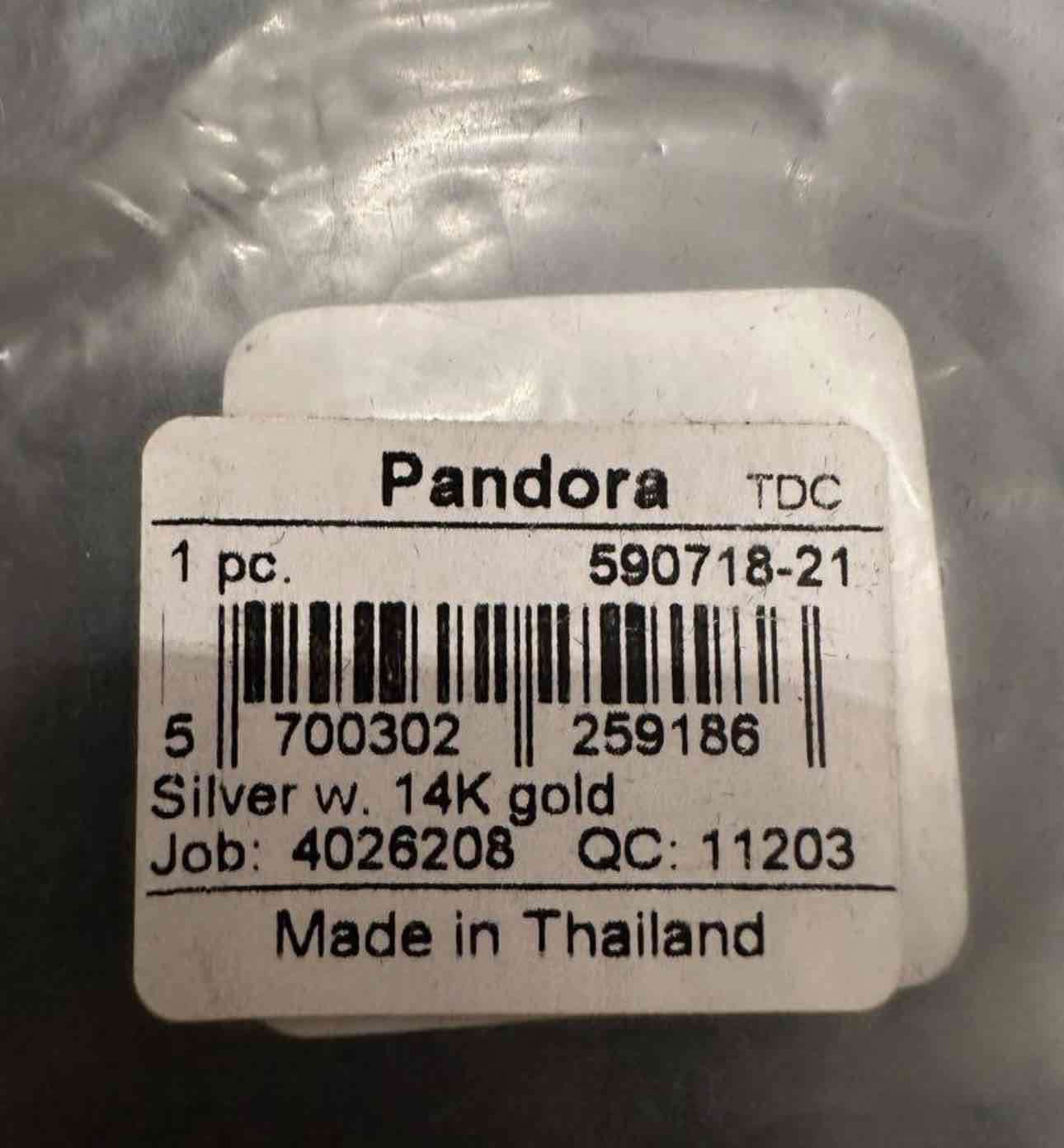 Pulsera Pandora plateada - miniatura 4