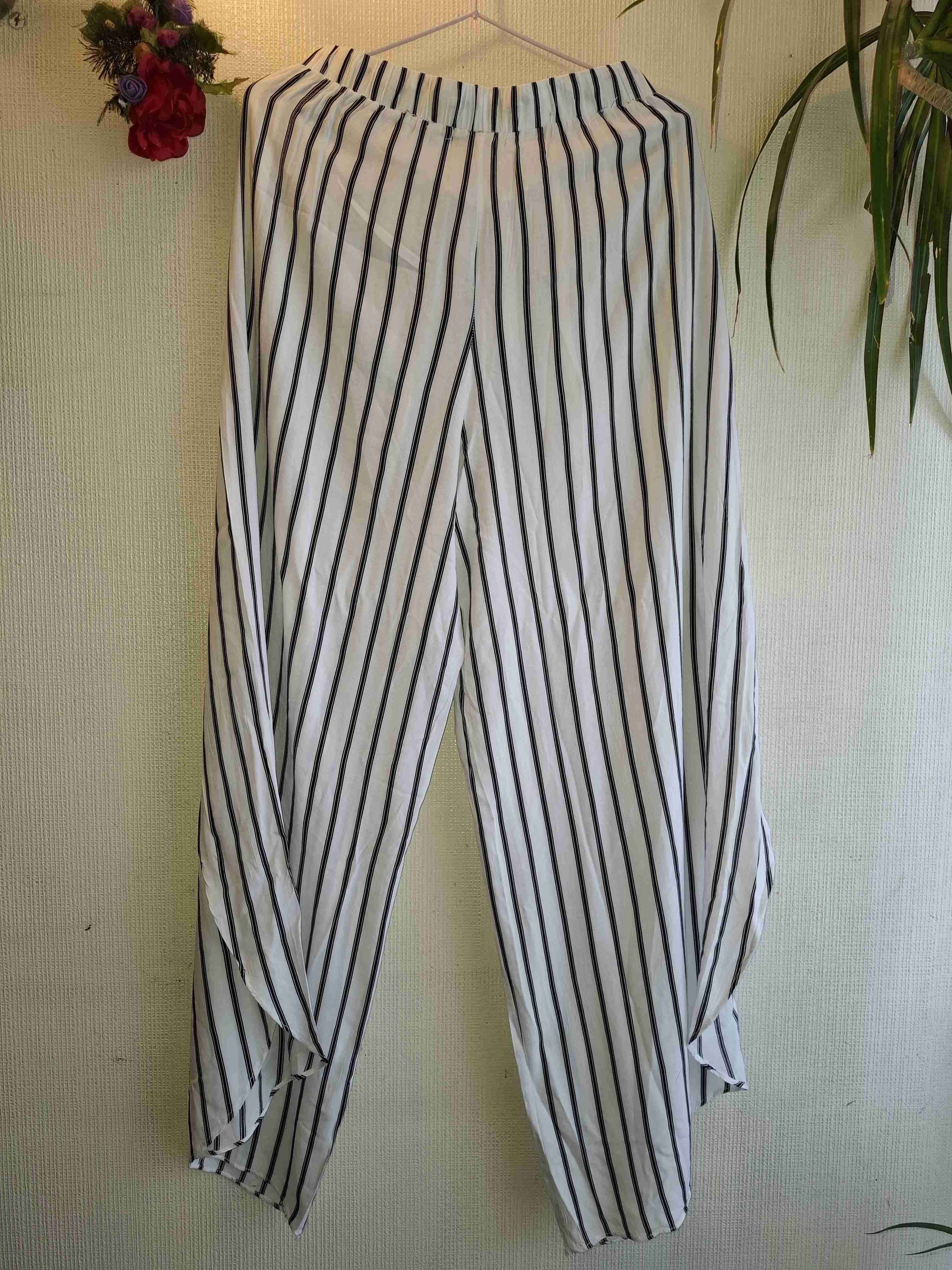 Palazzo pantalon rayas - miniatura 5