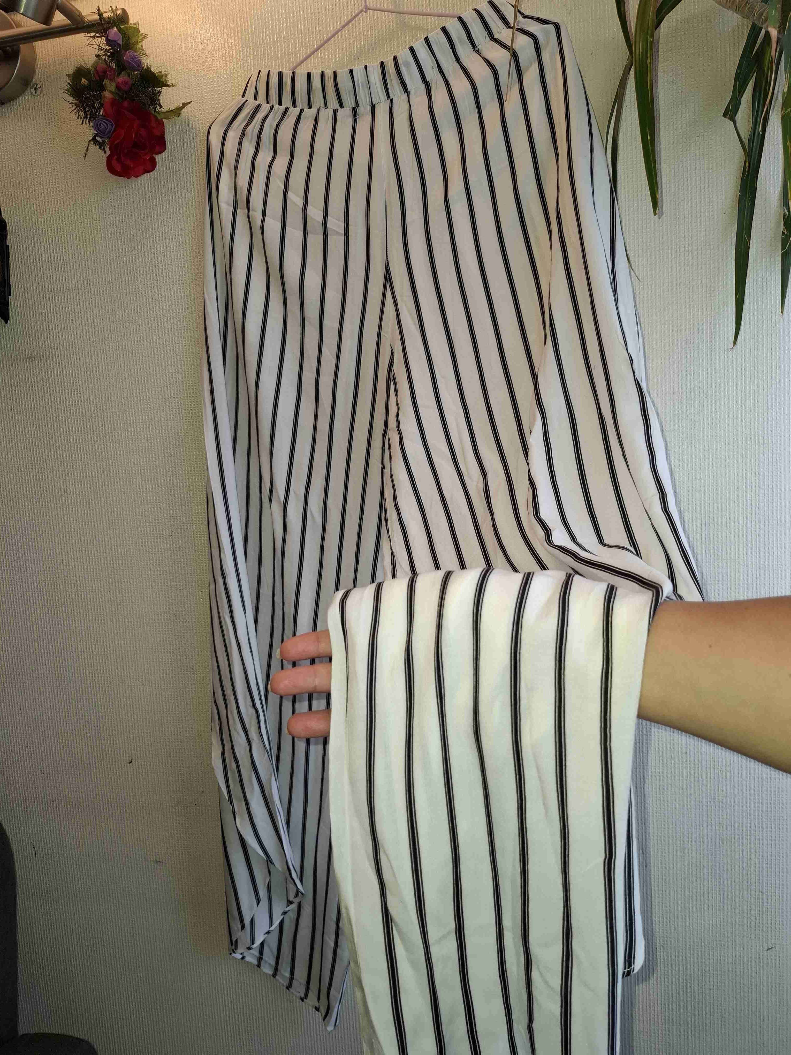 Palazzo pantalon rayas - miniatura 6