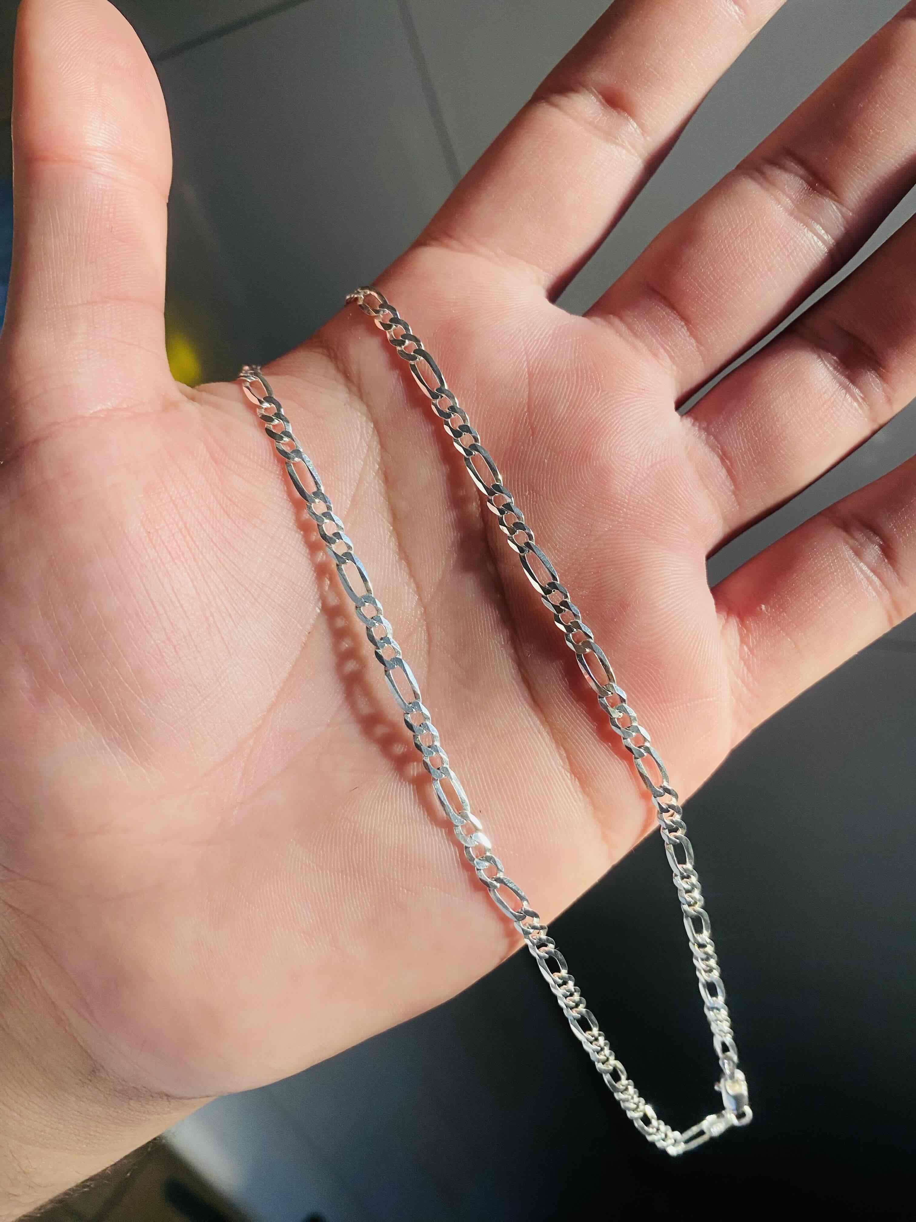 Cadena de plata estilo cartier - miniatura 2