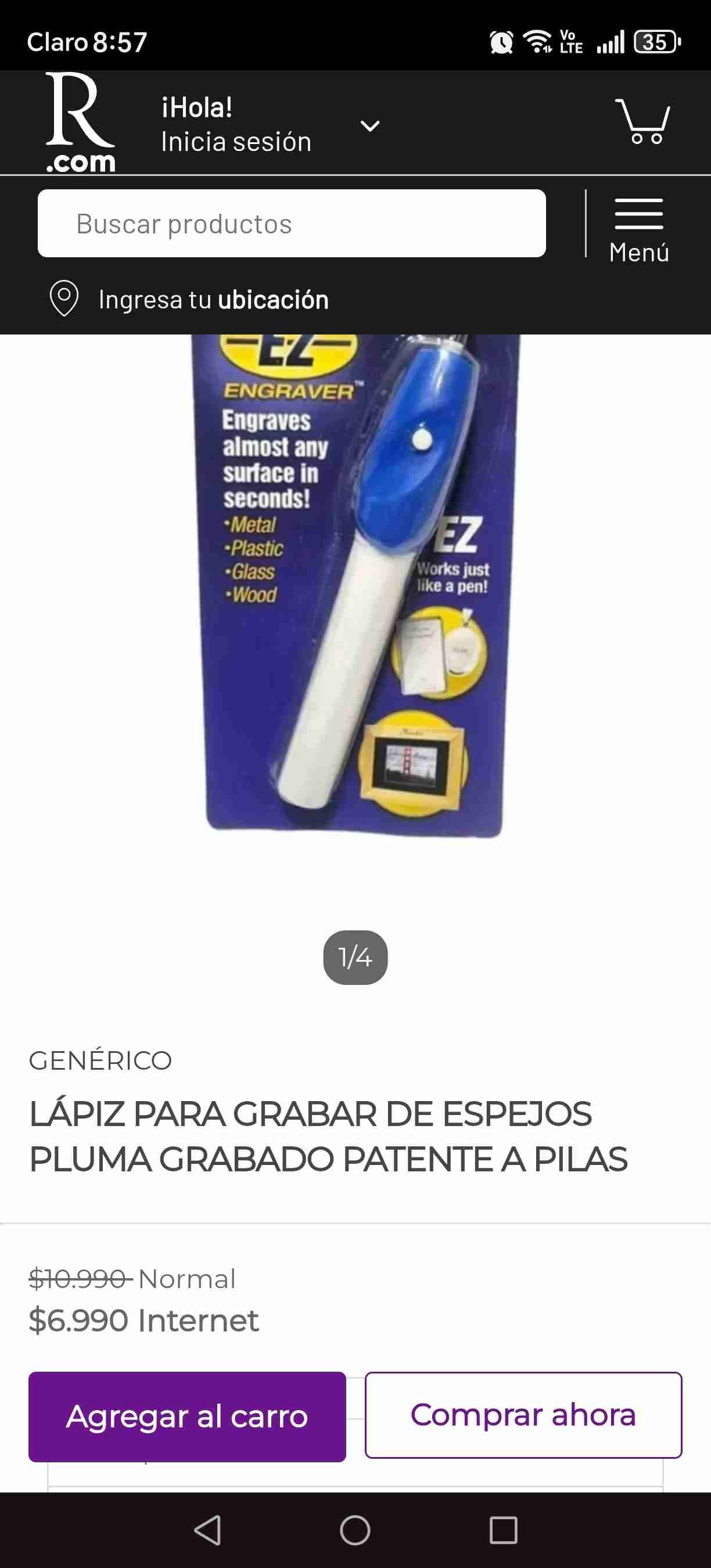 Grabador portátil EZ Engraver - miniatura 2