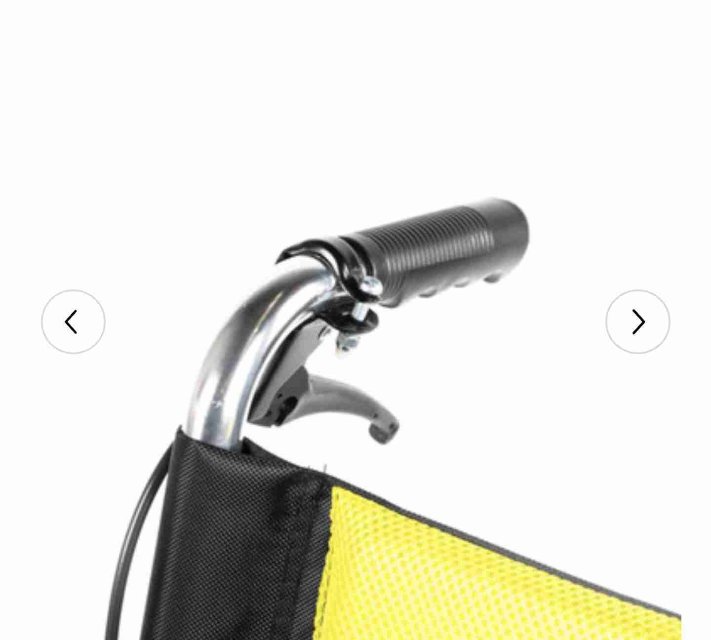 Silla de ruedas plegable verde - miniatura 2