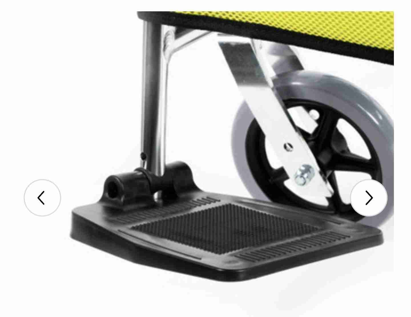 Silla de ruedas plegable verde - miniatura 4