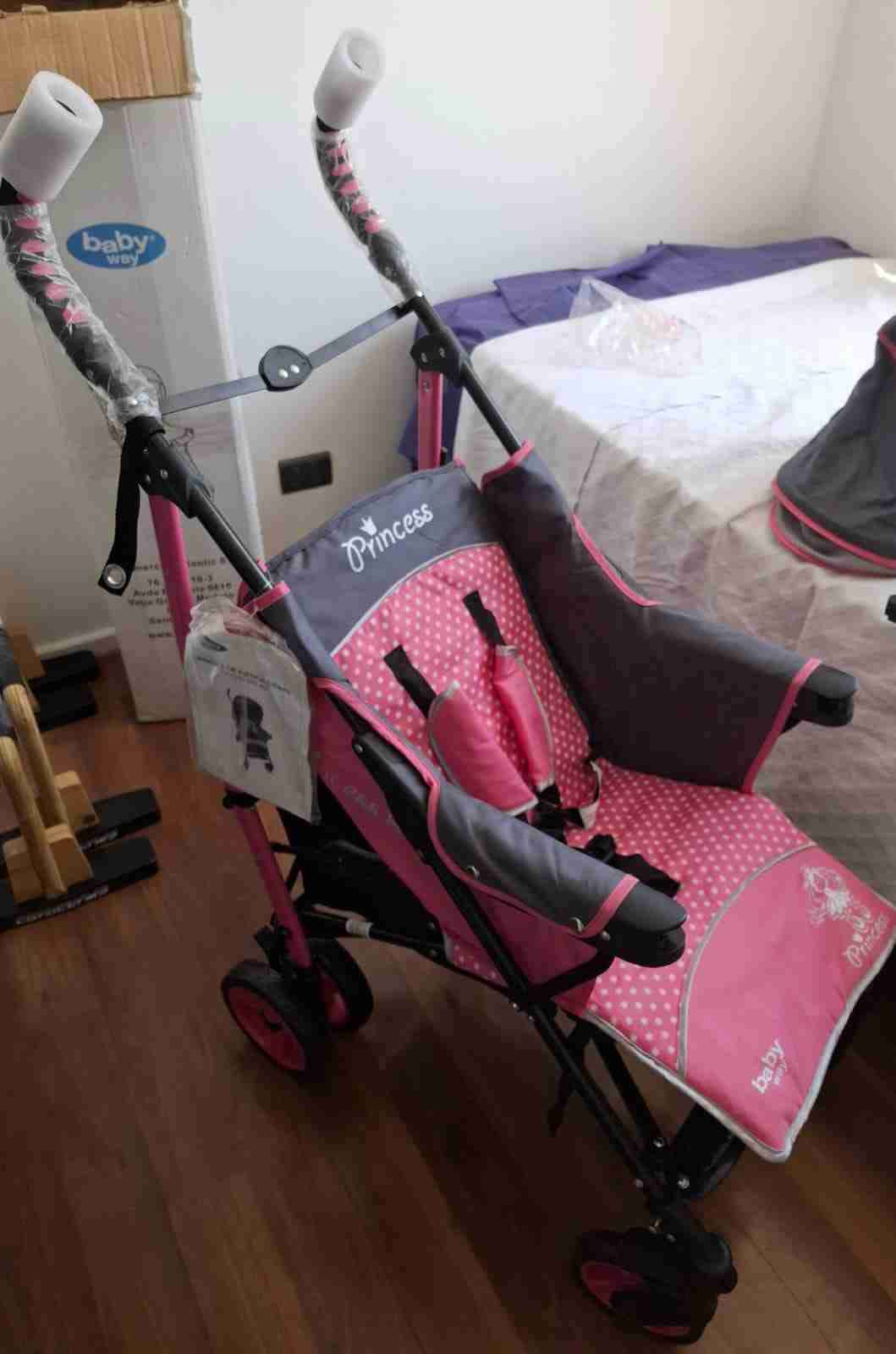 Coche de bebé rosa "Princess"