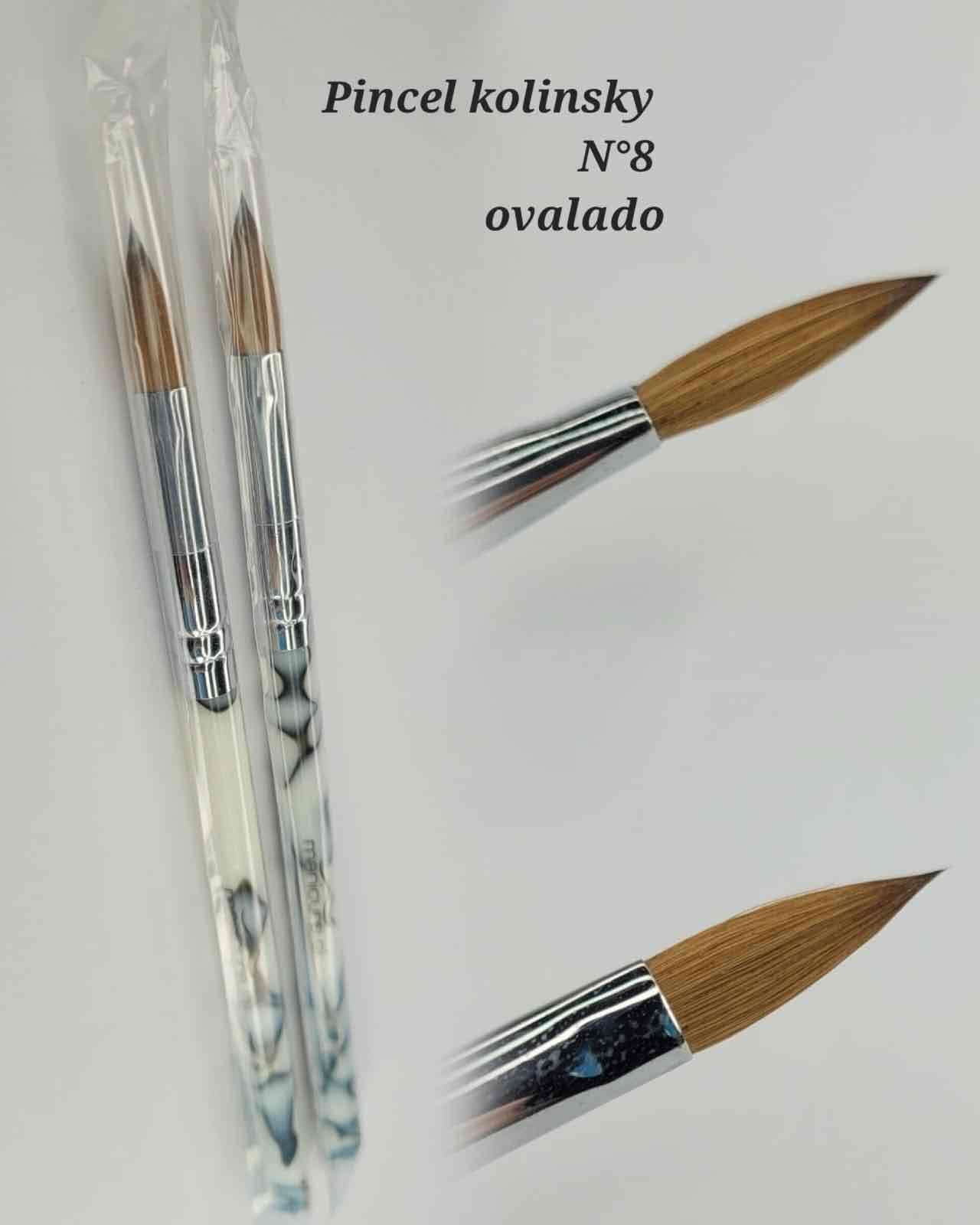 Pincel Kolinsky N°8 Ovalado