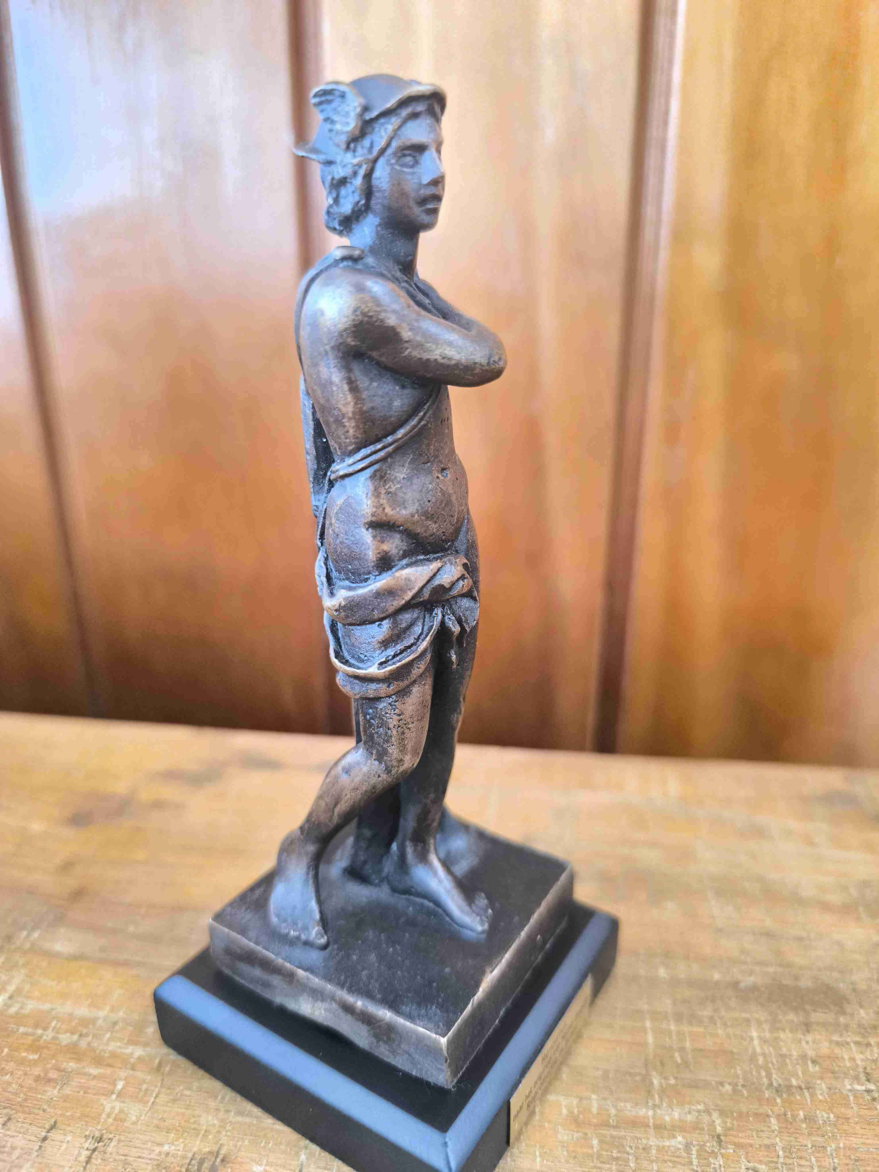 Estatua Mercurio en bronce - miniatura 2