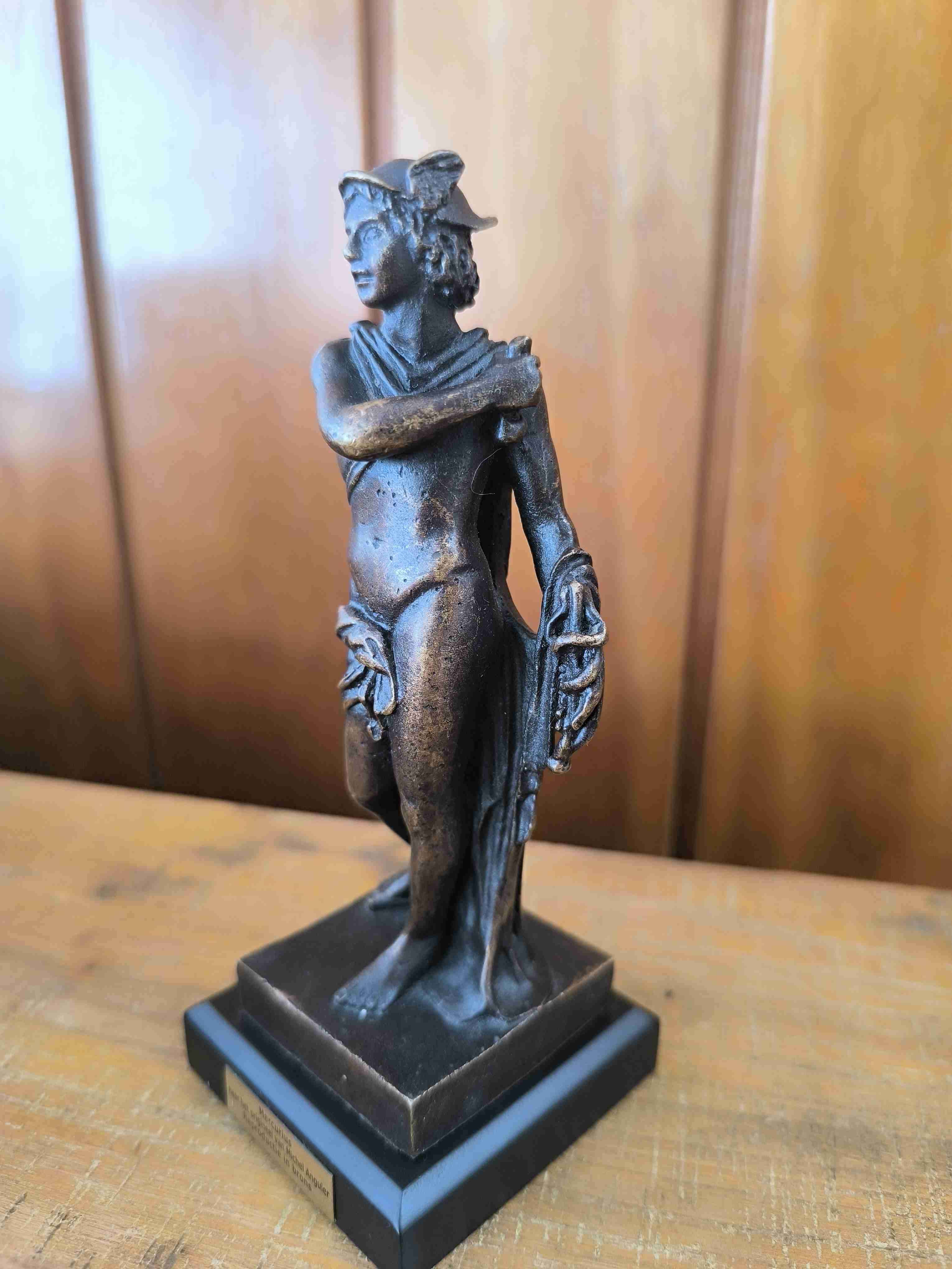 Estatua Mercurio en bronce - miniatura 3