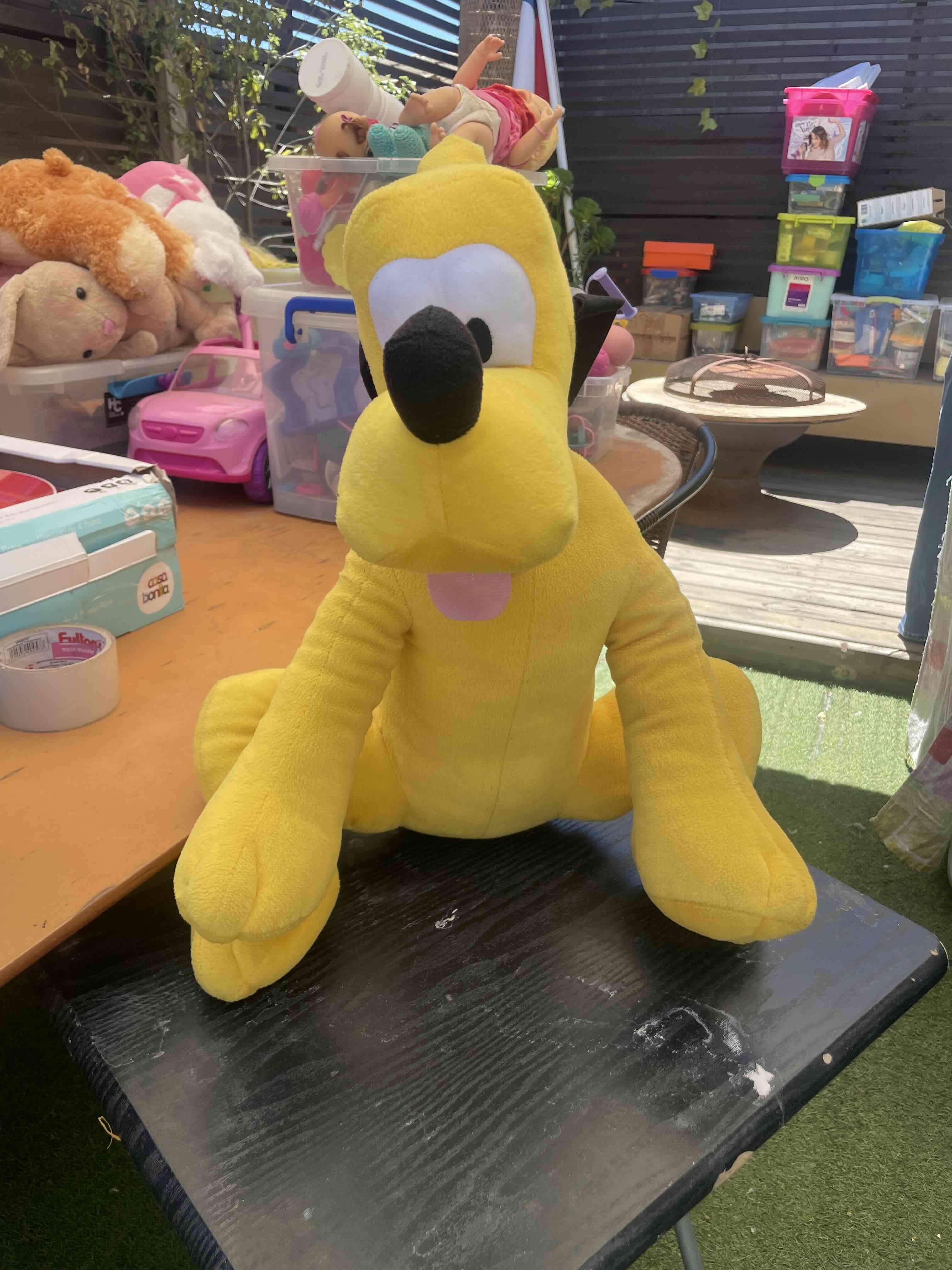 Peluche amarillo grande - miniatura 3
