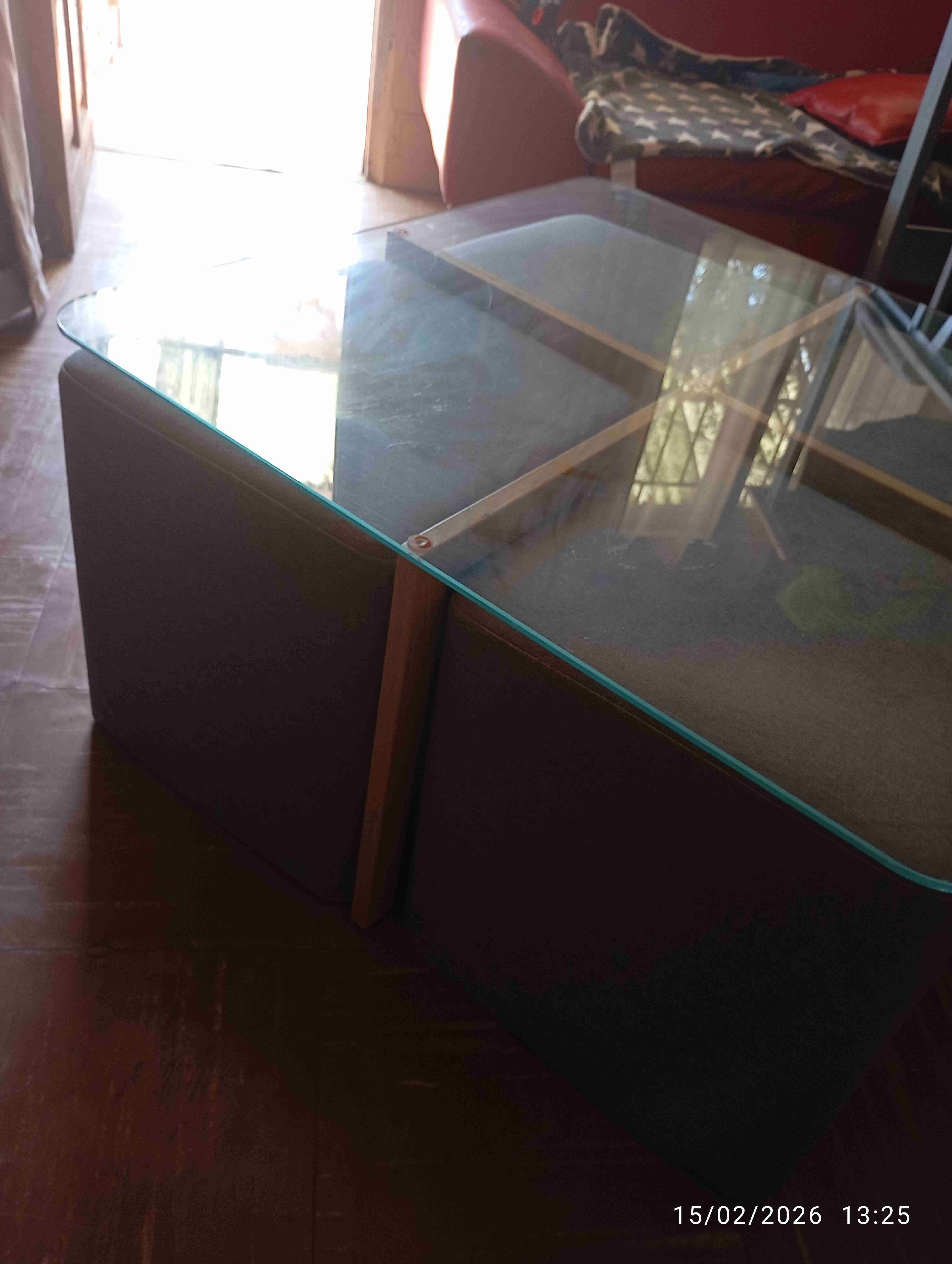 Mesa de centro con superficie de vidrio - miniatura 5