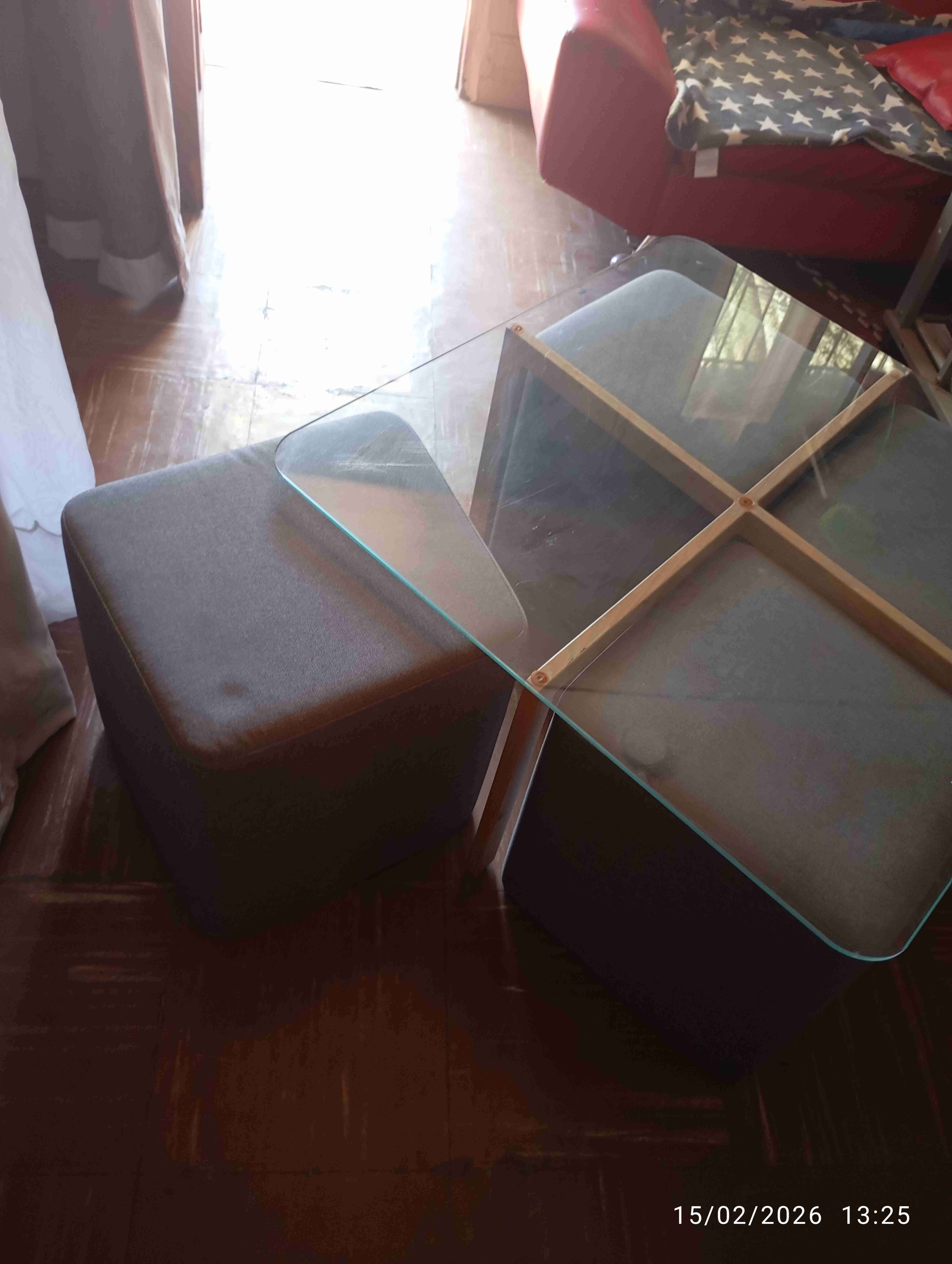 Mesa de centro con superficie de vidrio - miniatura 6