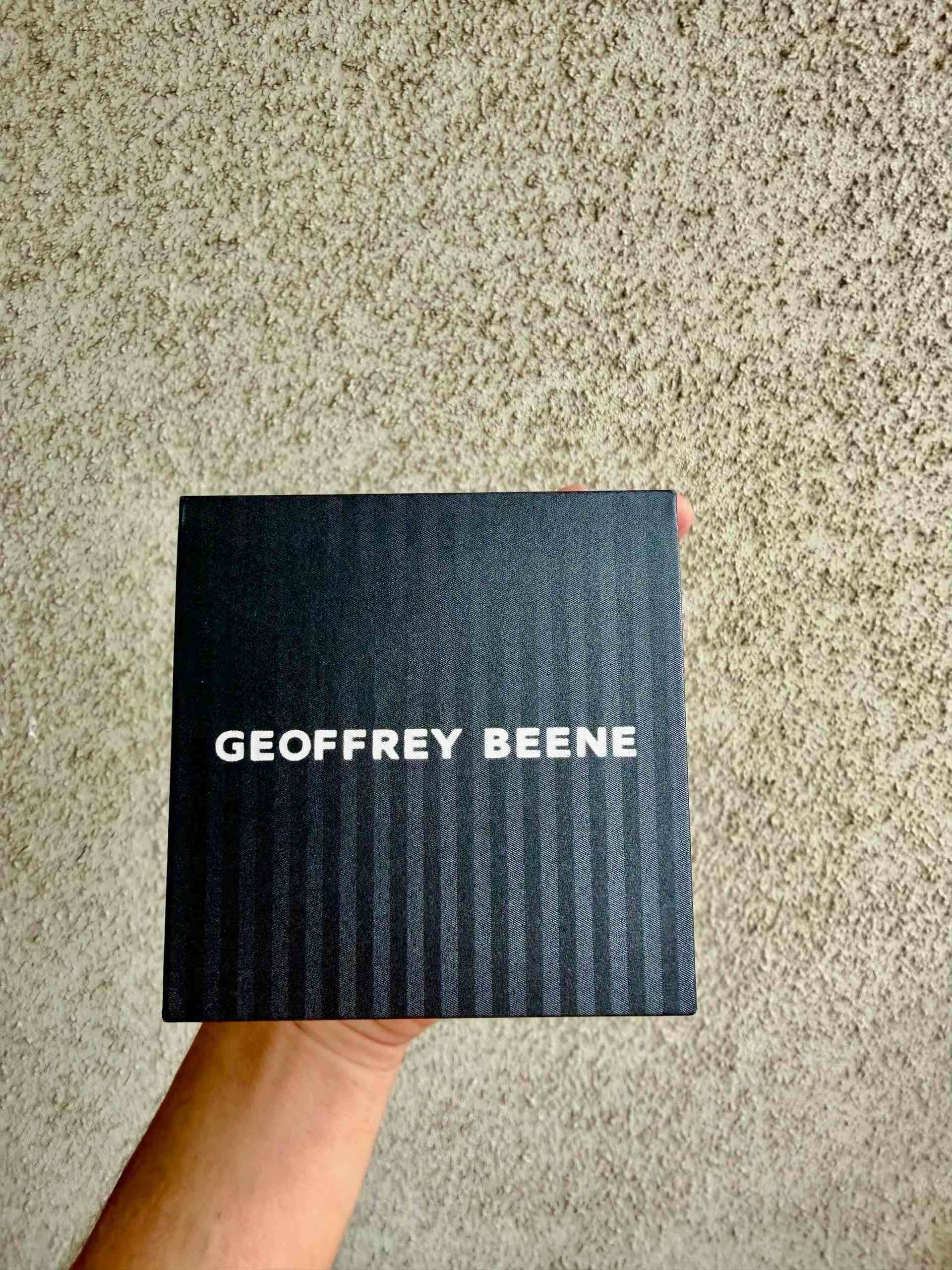 Nuevo/ Reloj dorado diseñador Geoffrey Beene - miniatura 4