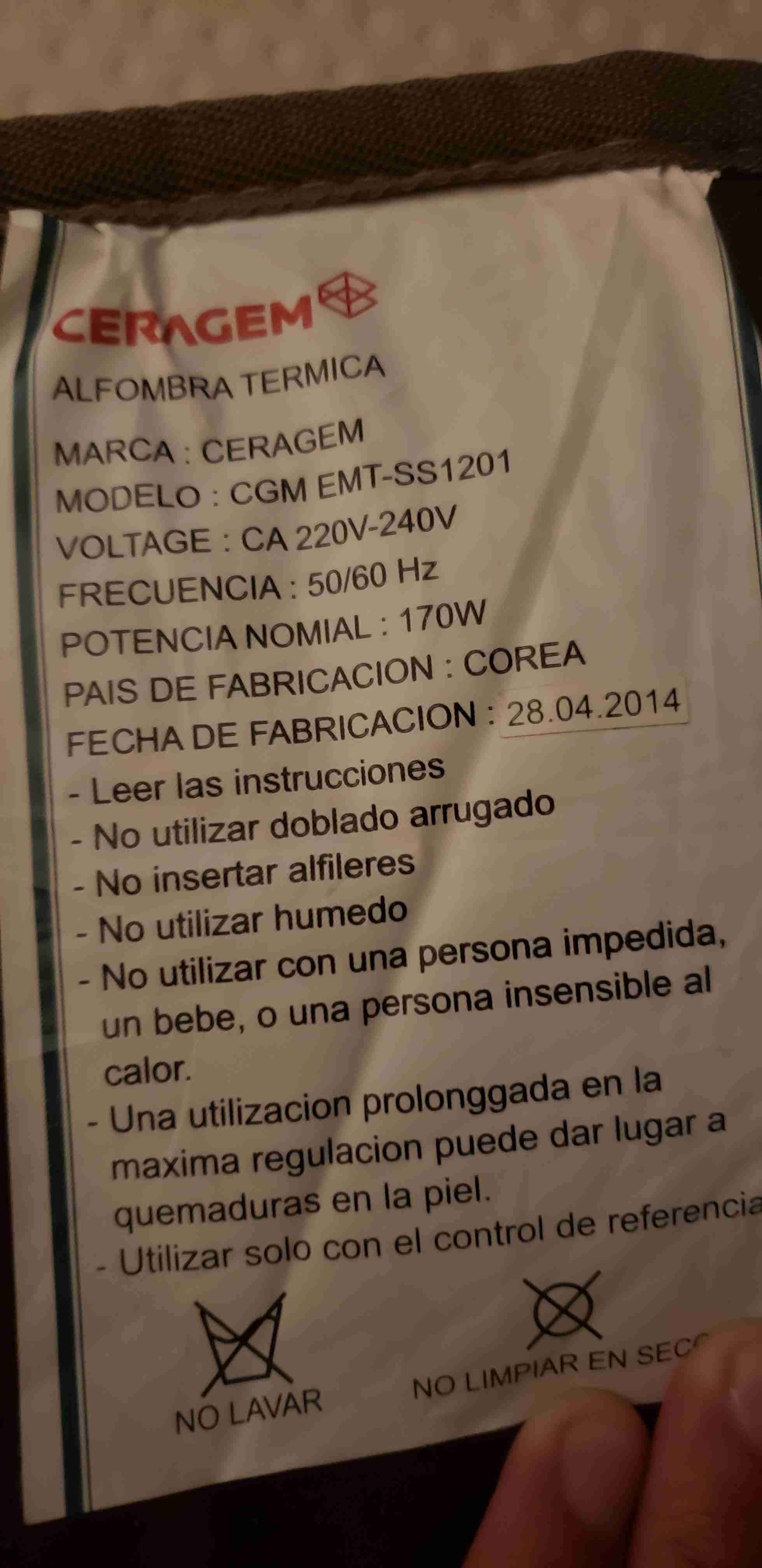 Camilla térmica Ceragem - miniatura 6