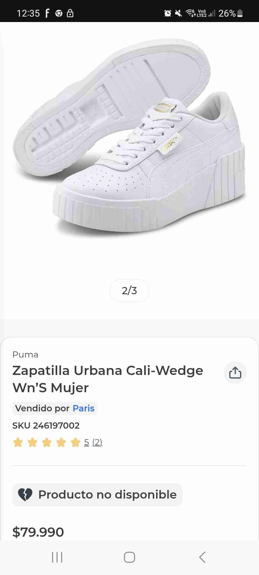 Zapatillas blancas Puma nuevas - miniatura 2