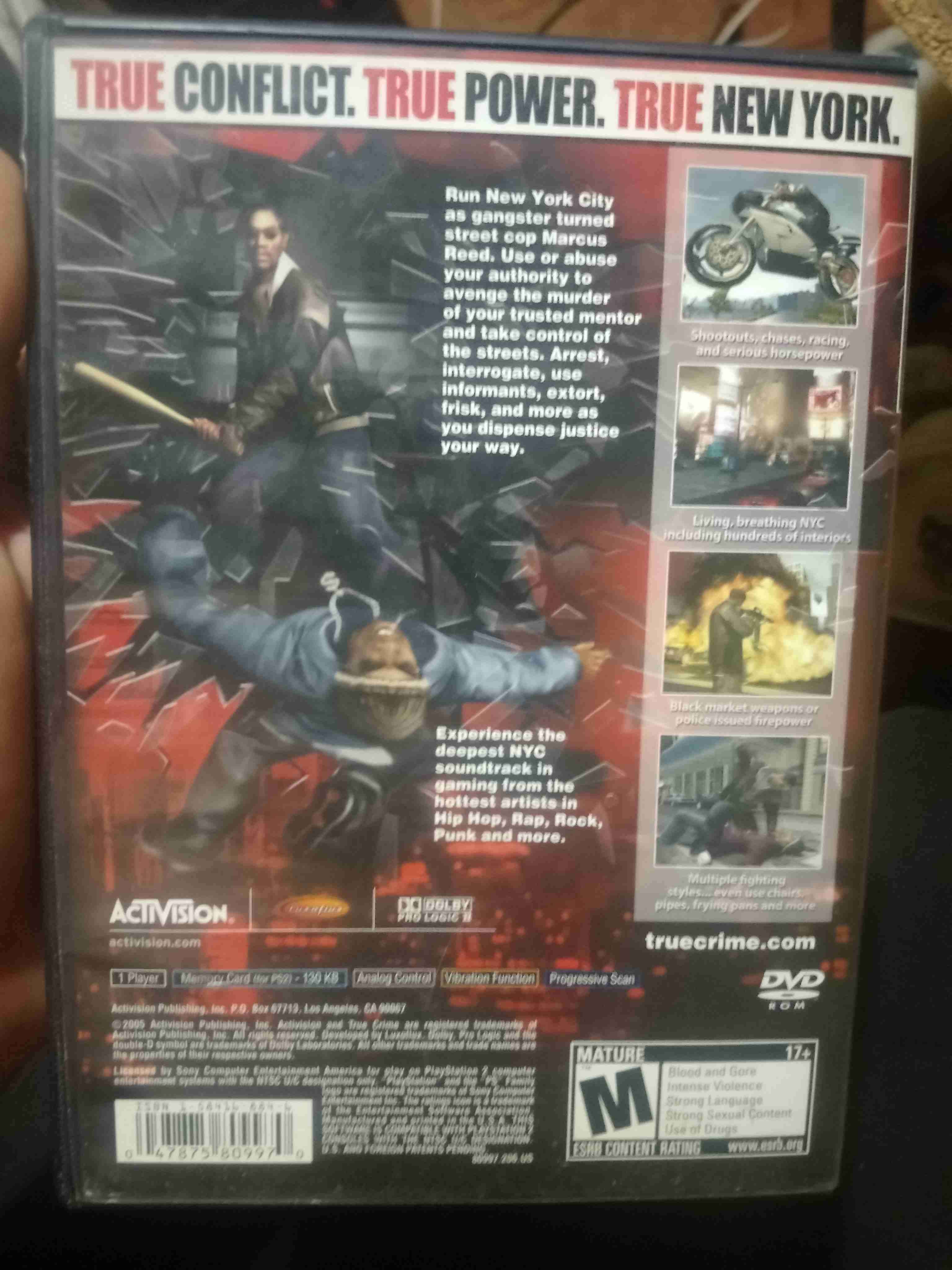 Juego PS2 True Crime New York City - miniatura 3