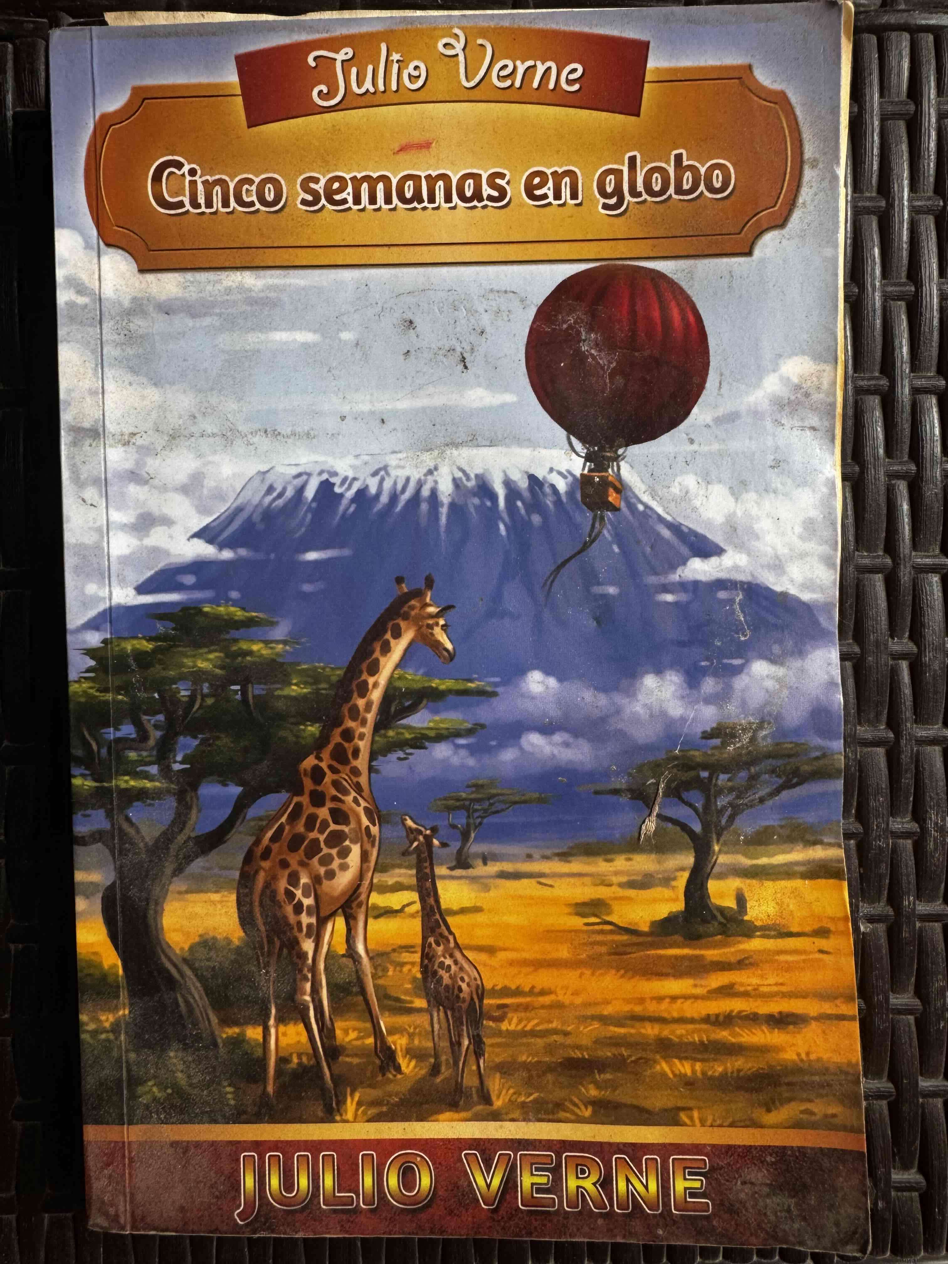 Libro Julio Verne Cinco semanas en globo