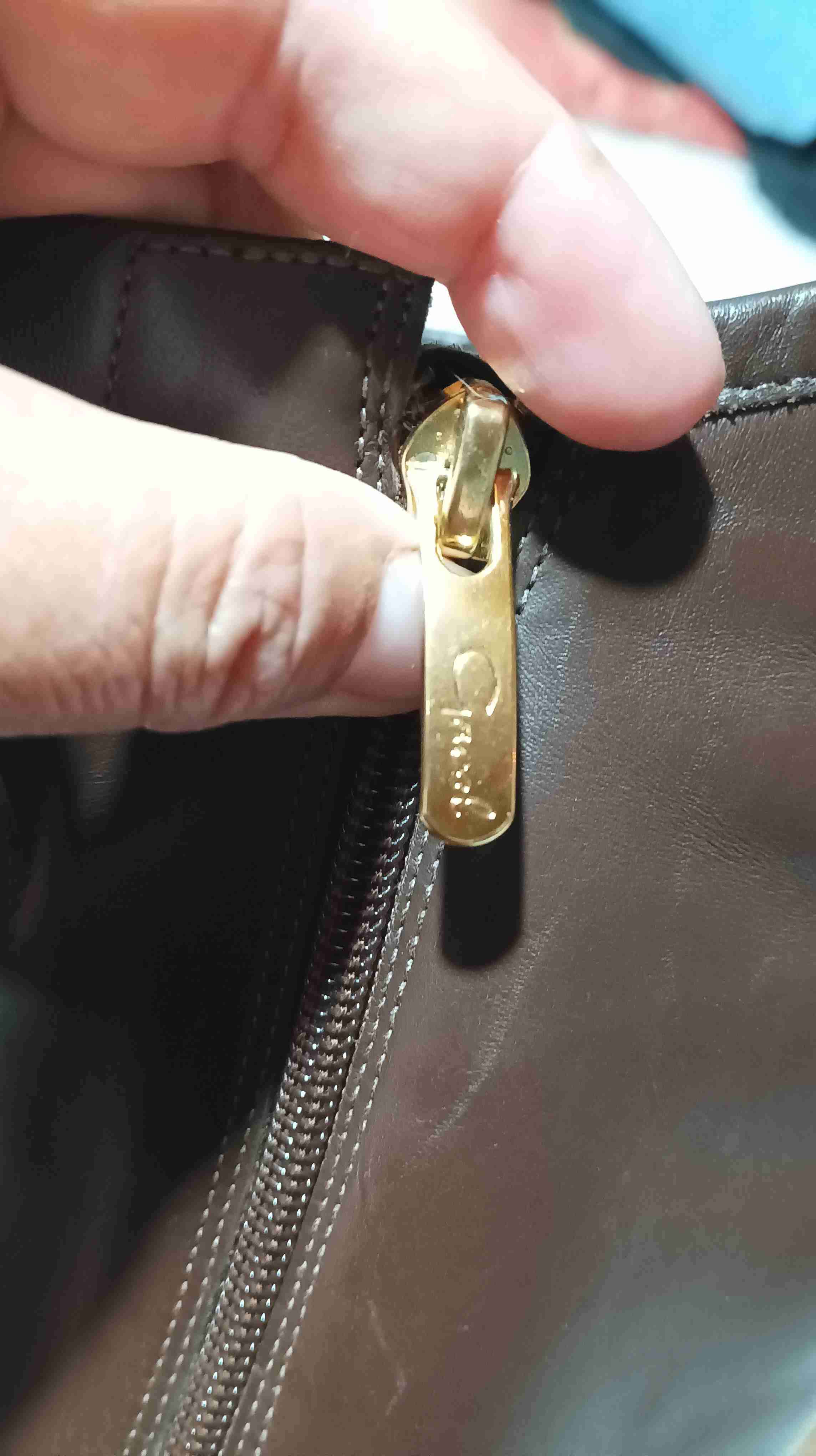 Botas de cuero cafe con tacón - miniatura 4