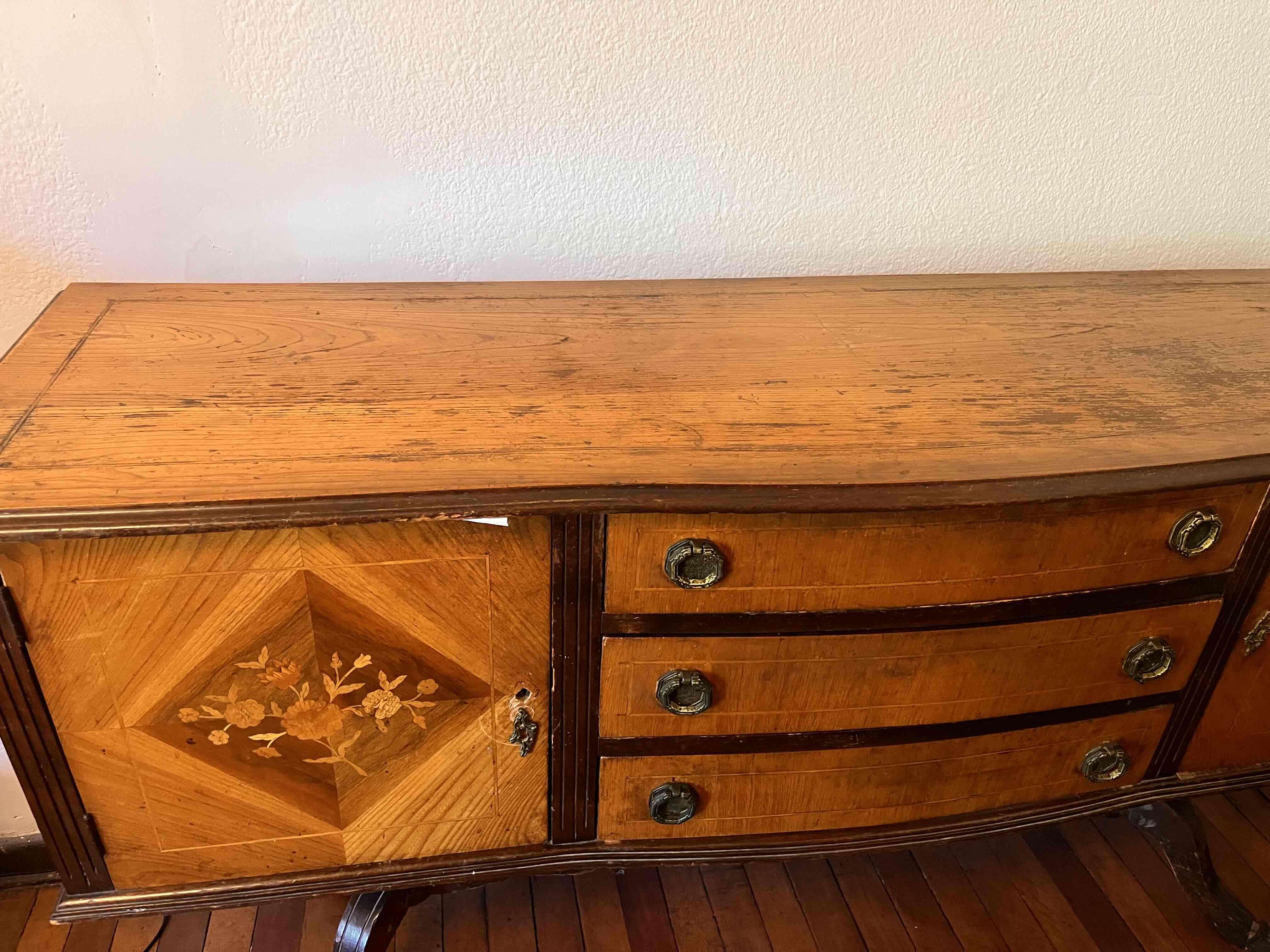 Cómoda o Buffet  de madera vintage - miniatura 2