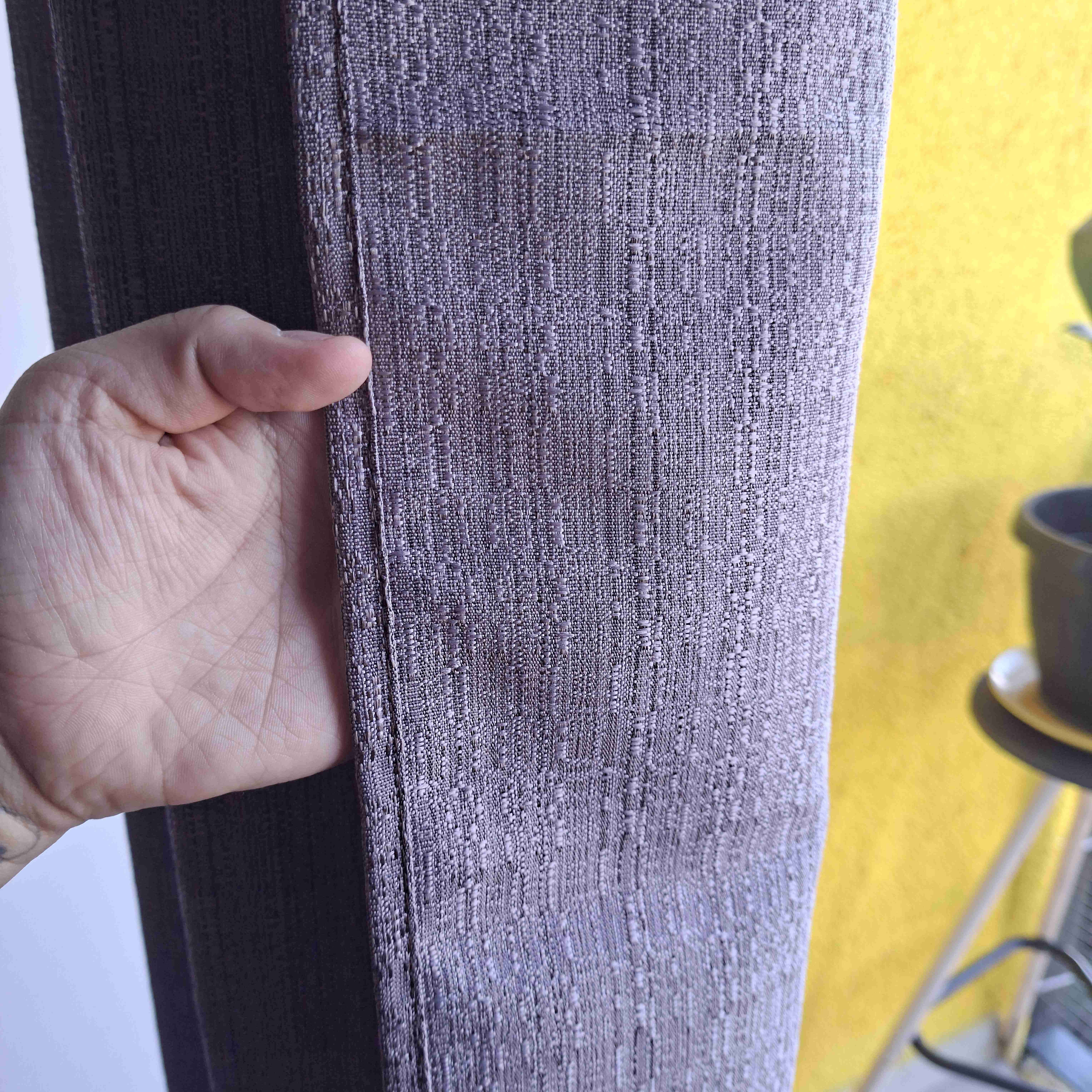 Cortinas opacas grises subtono cafe - miniatura 2