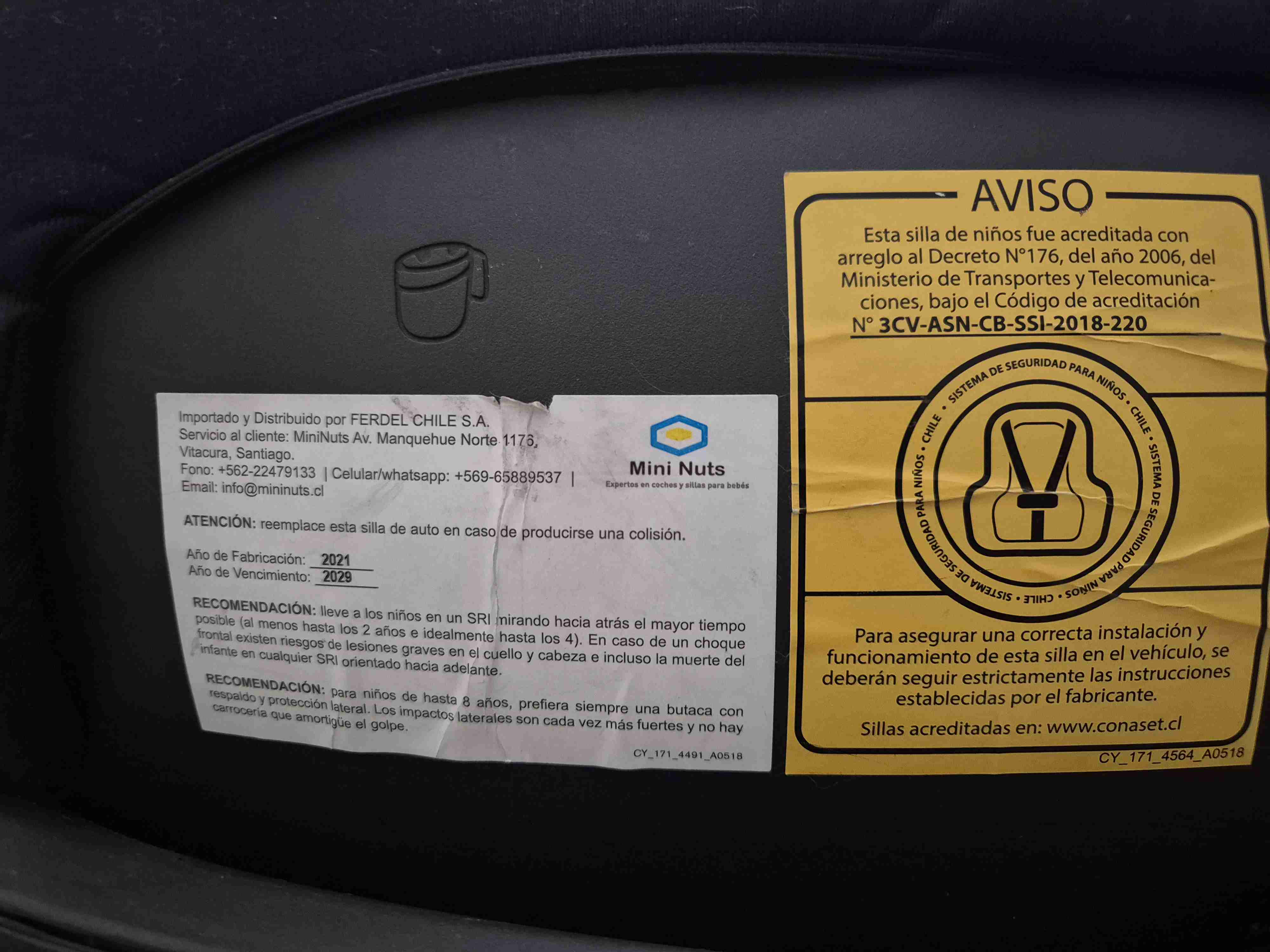 Silla de auto Cybex negra - miniatura 5