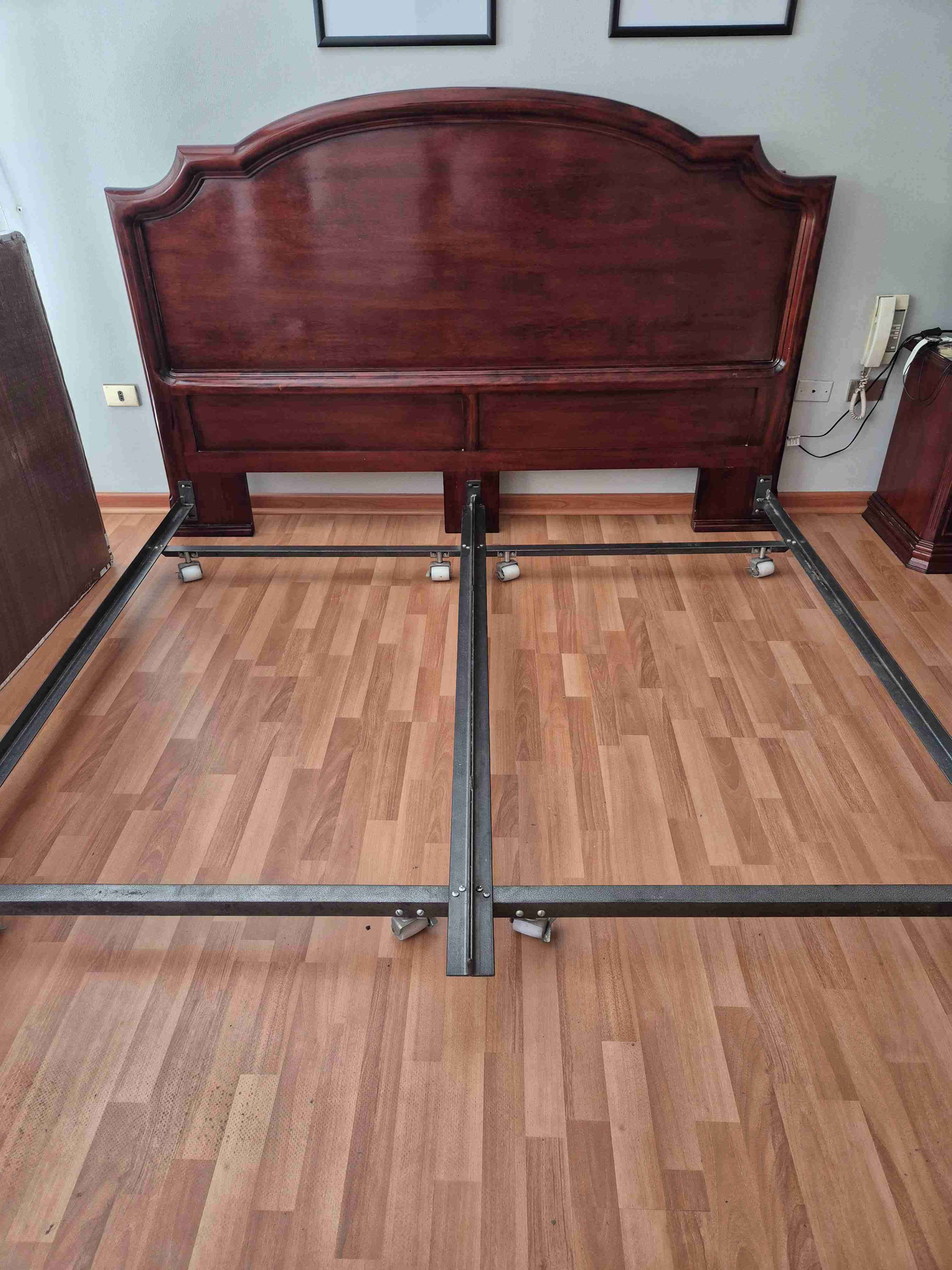 Cama kingl con colchones ta - miniatura 3