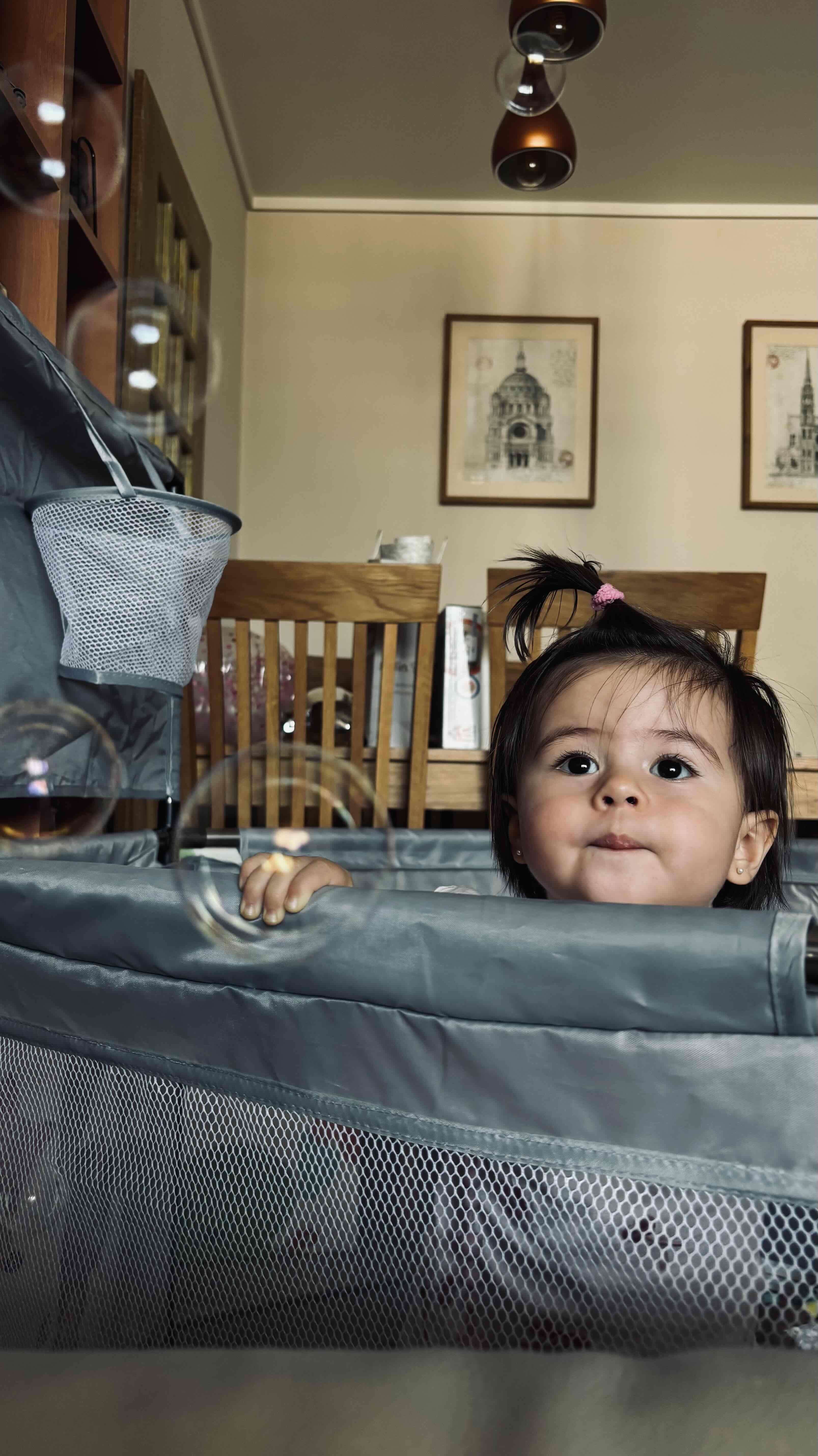 Corral infantil hexagonal gris - miniatura 4