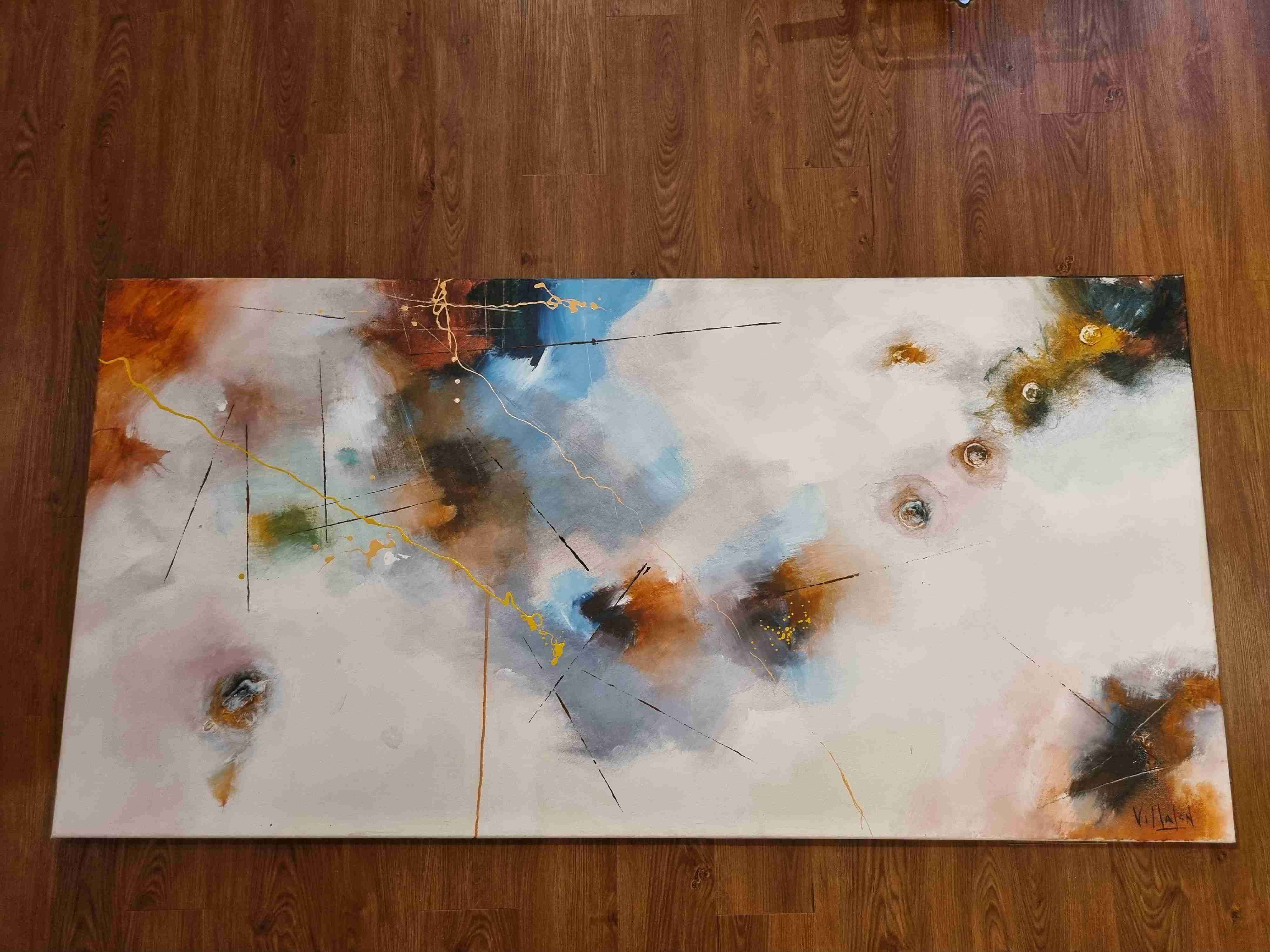 Cuadro abstracto grande