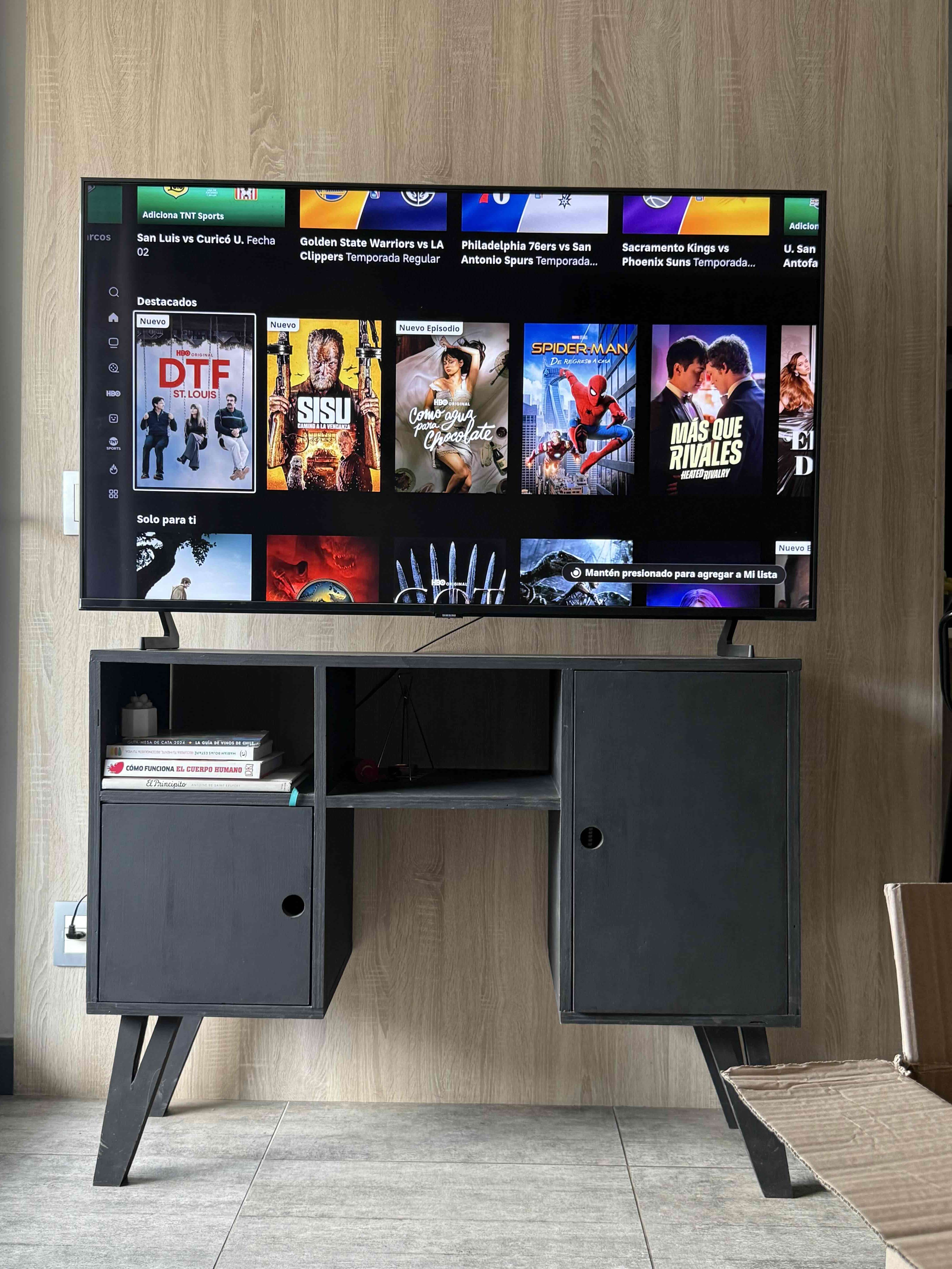 Rack de Televisor negro Matte