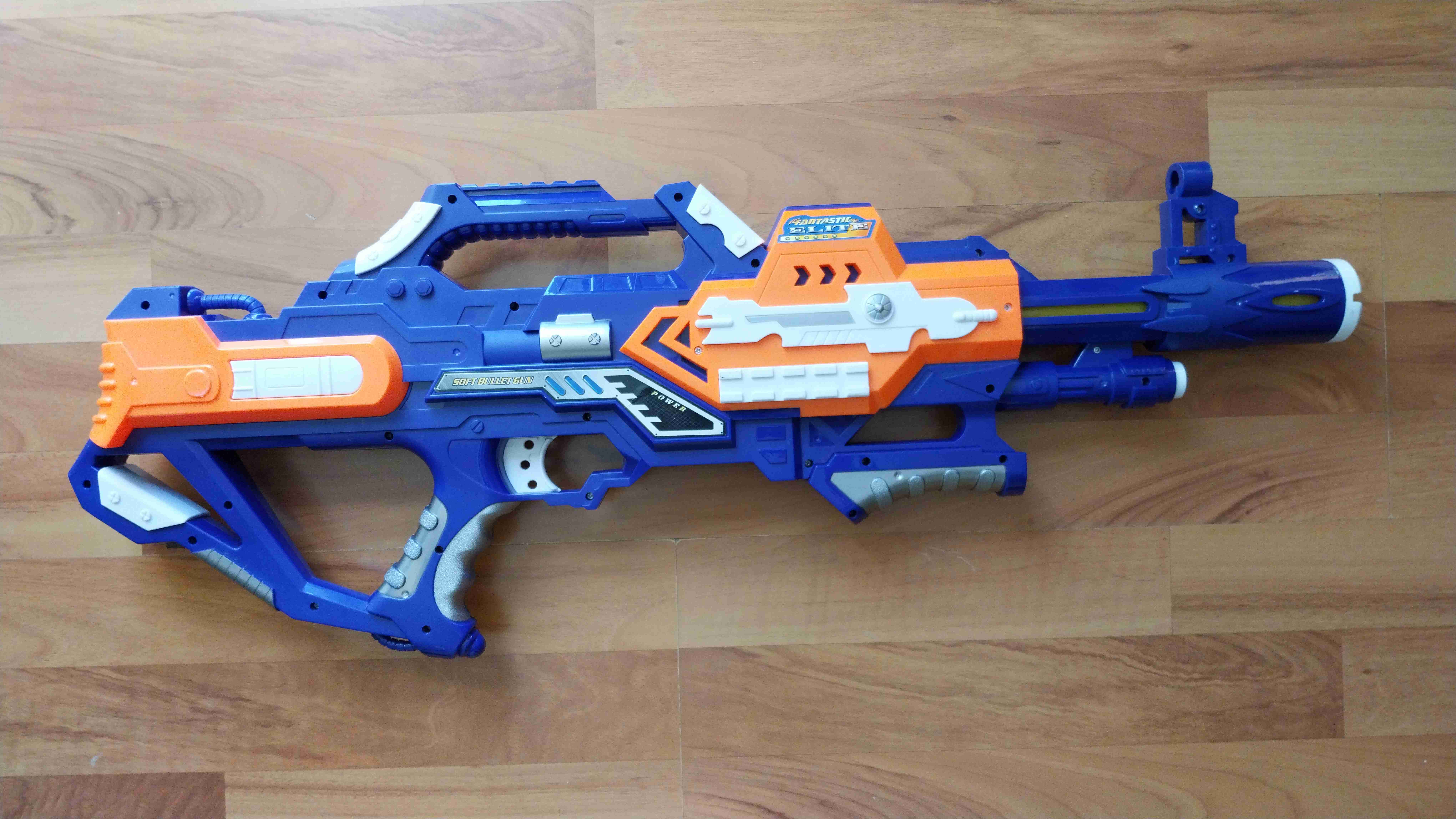 Pistola nerf de juguete (VIENE CON BALAS GRATIS) - miniatura 2