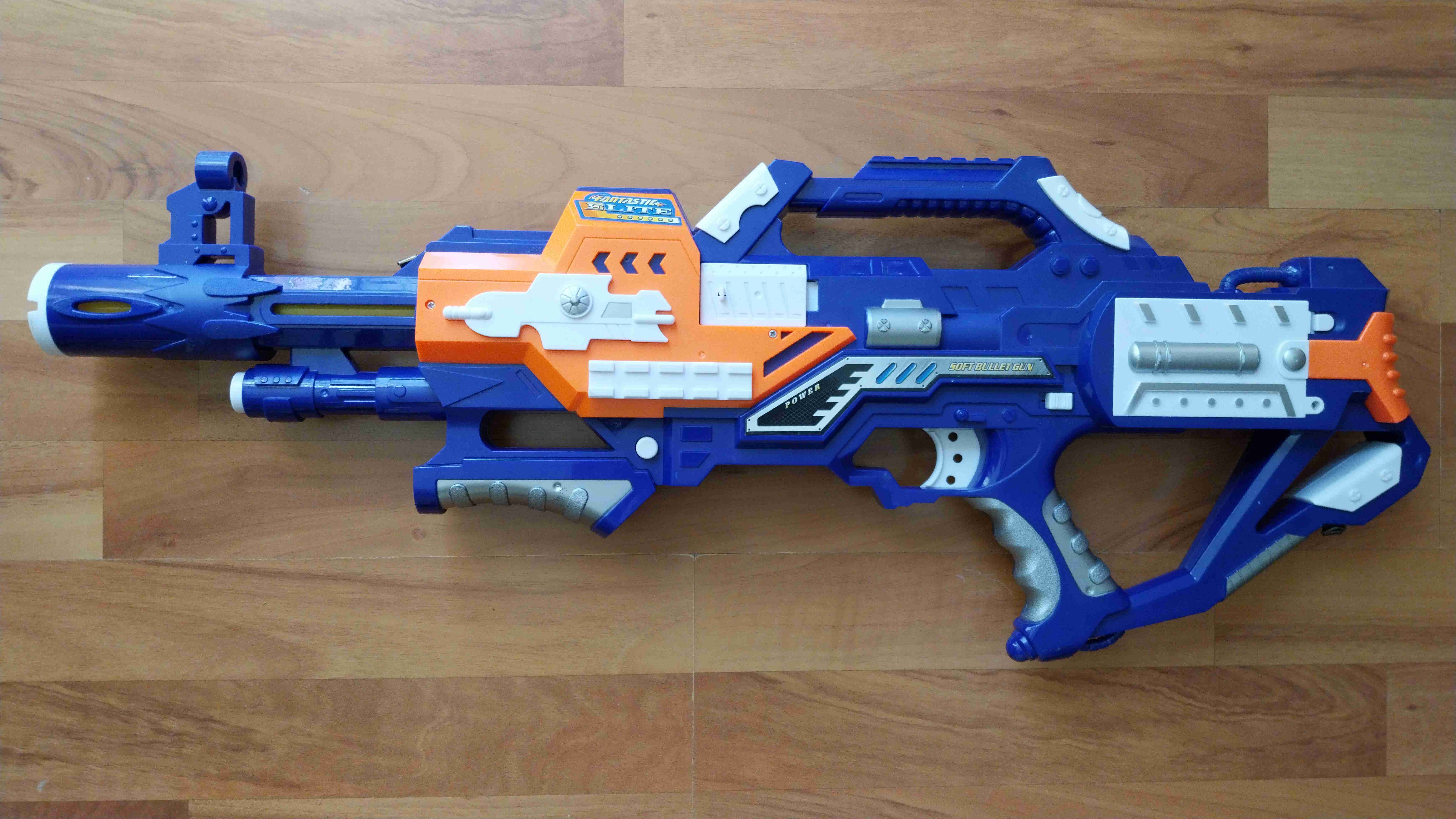 Pistola nerf de juguete (VIENE CON BALAS GRATIS) - miniatura 3