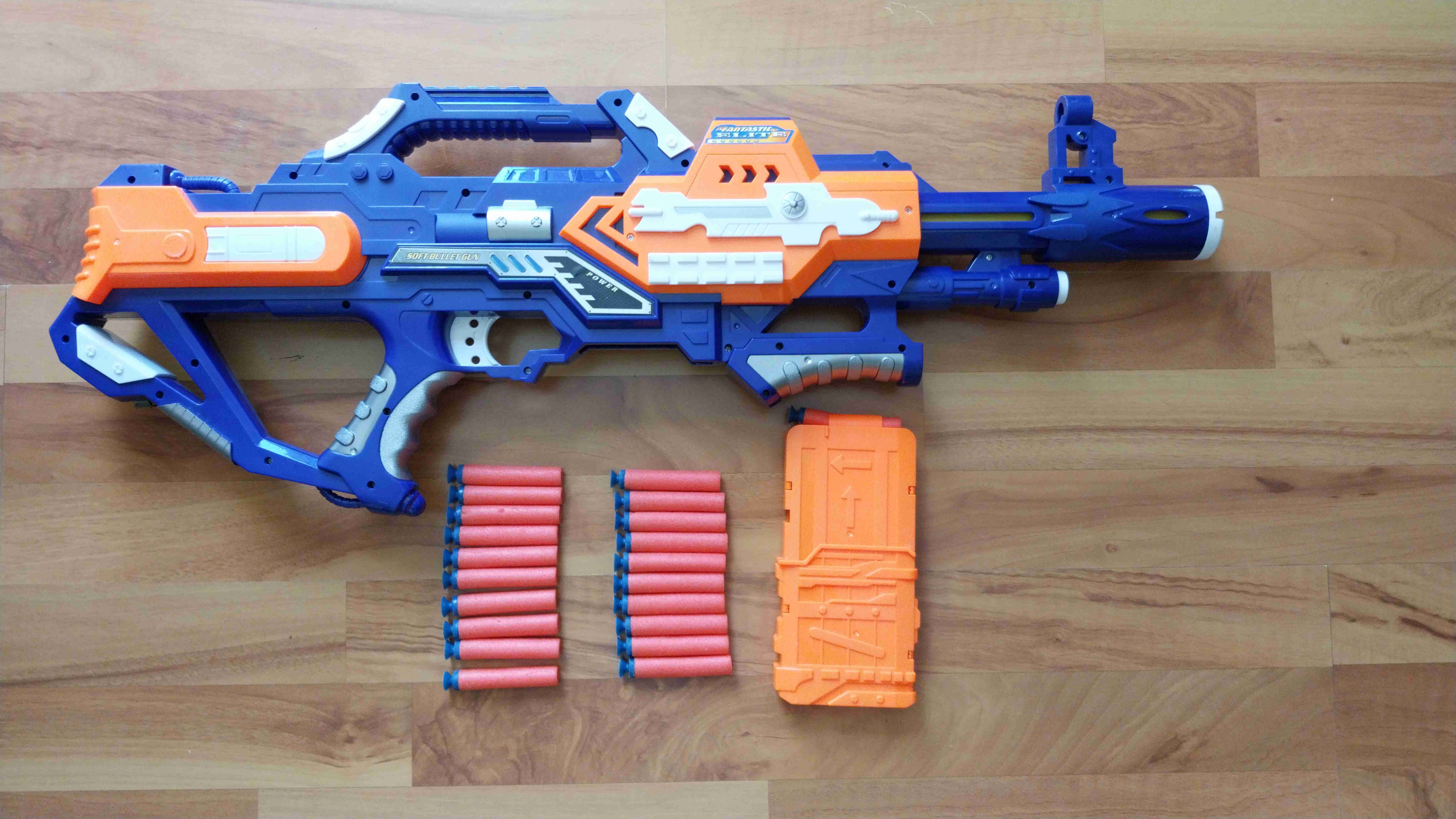 Pistola nerf de juguete (VIENE CON BALAS GRATIS) - miniatura 5