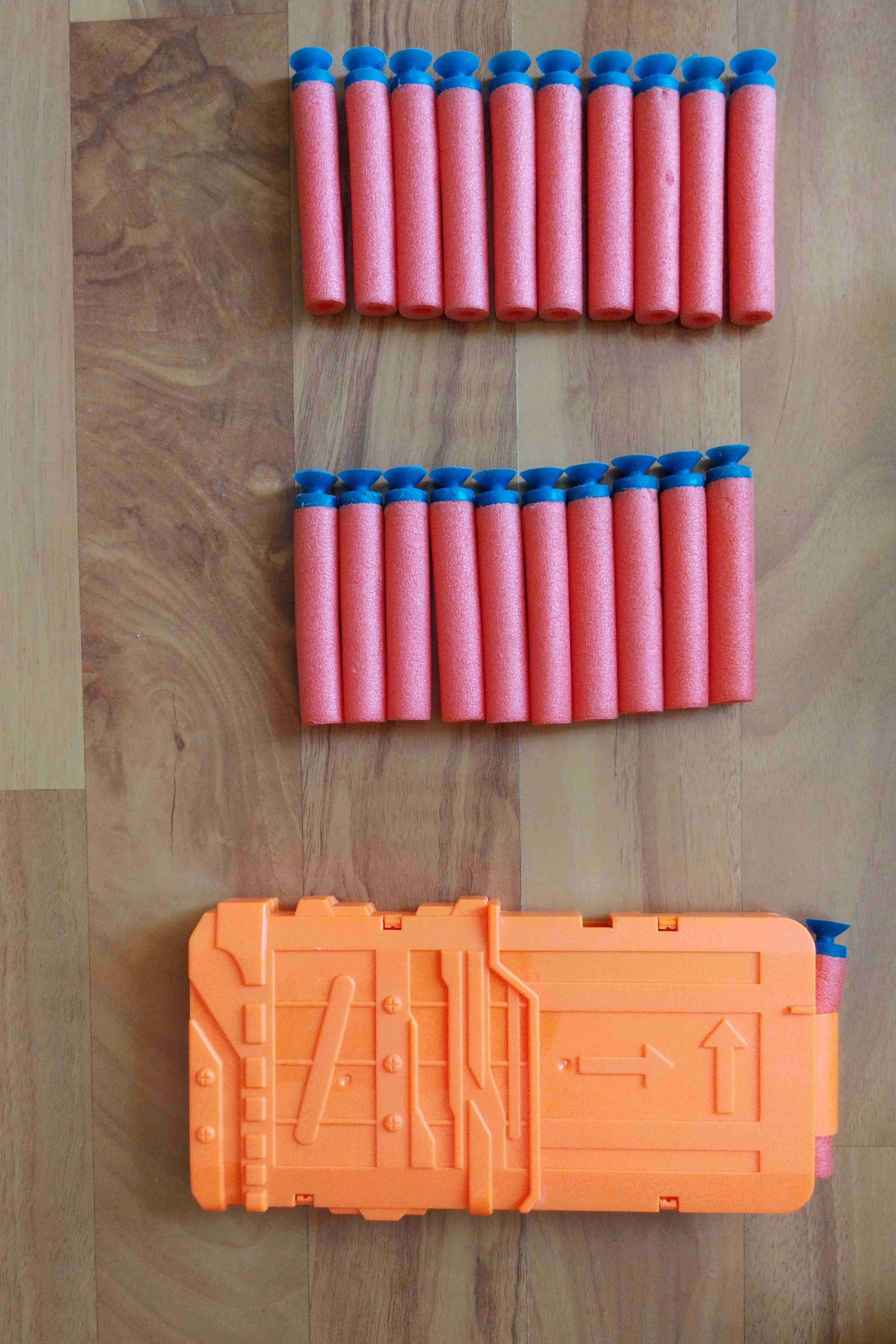 Pistola nerf de juguete (VIENE CON BALAS GRATIS) - miniatura 6