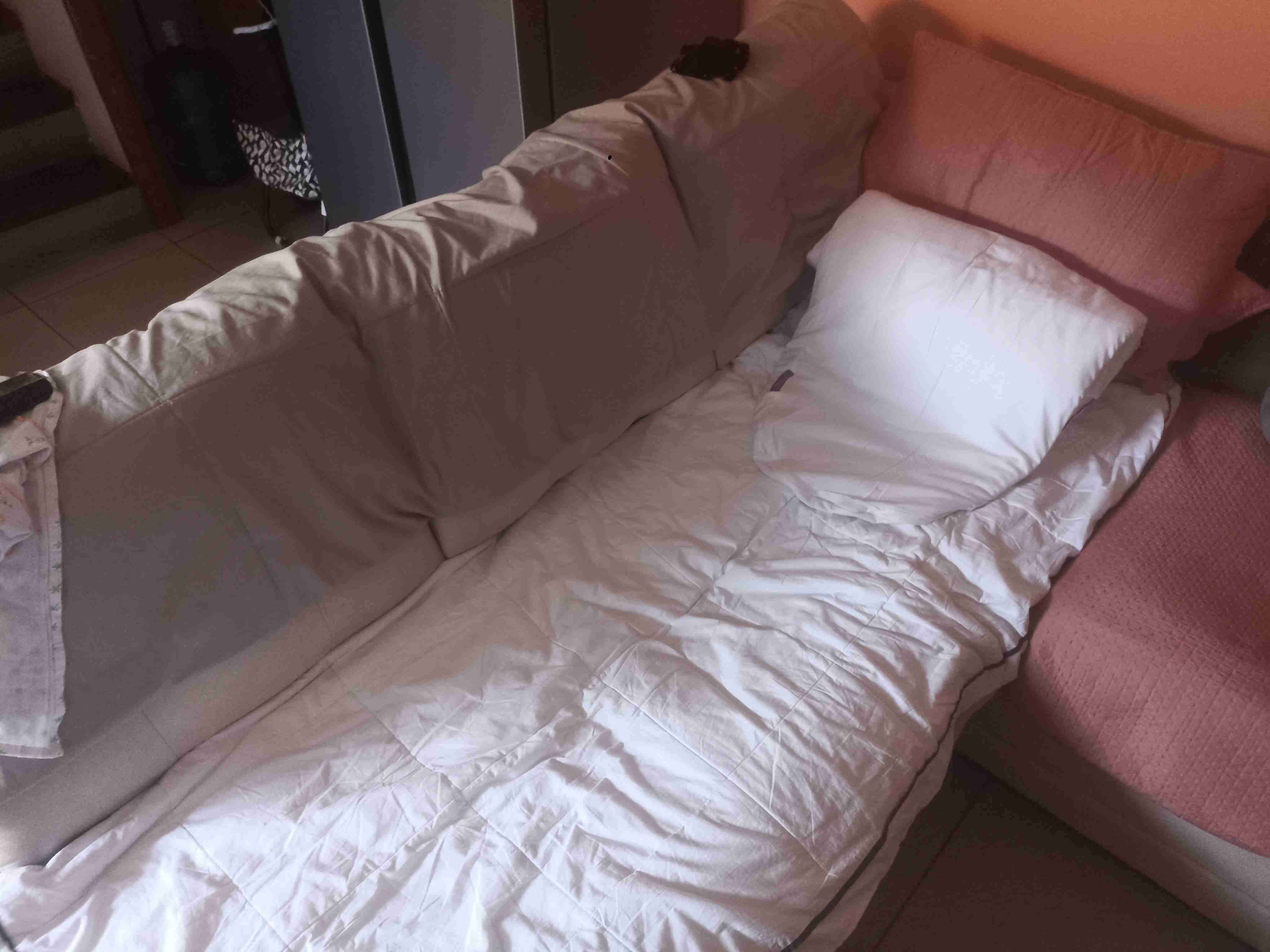 Sofá Tipo L 2 piezas beige - miniatura 2