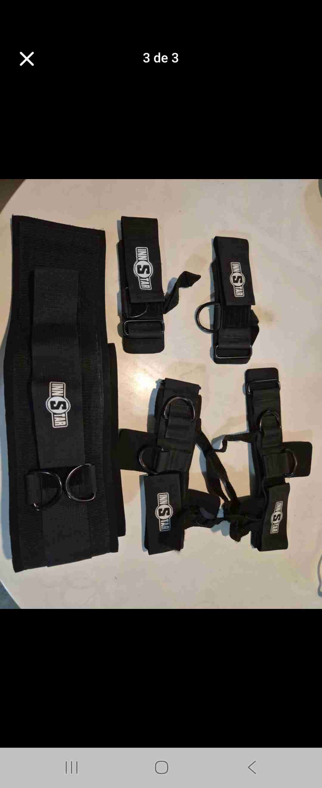 Conjunto de correas para entrenamiento