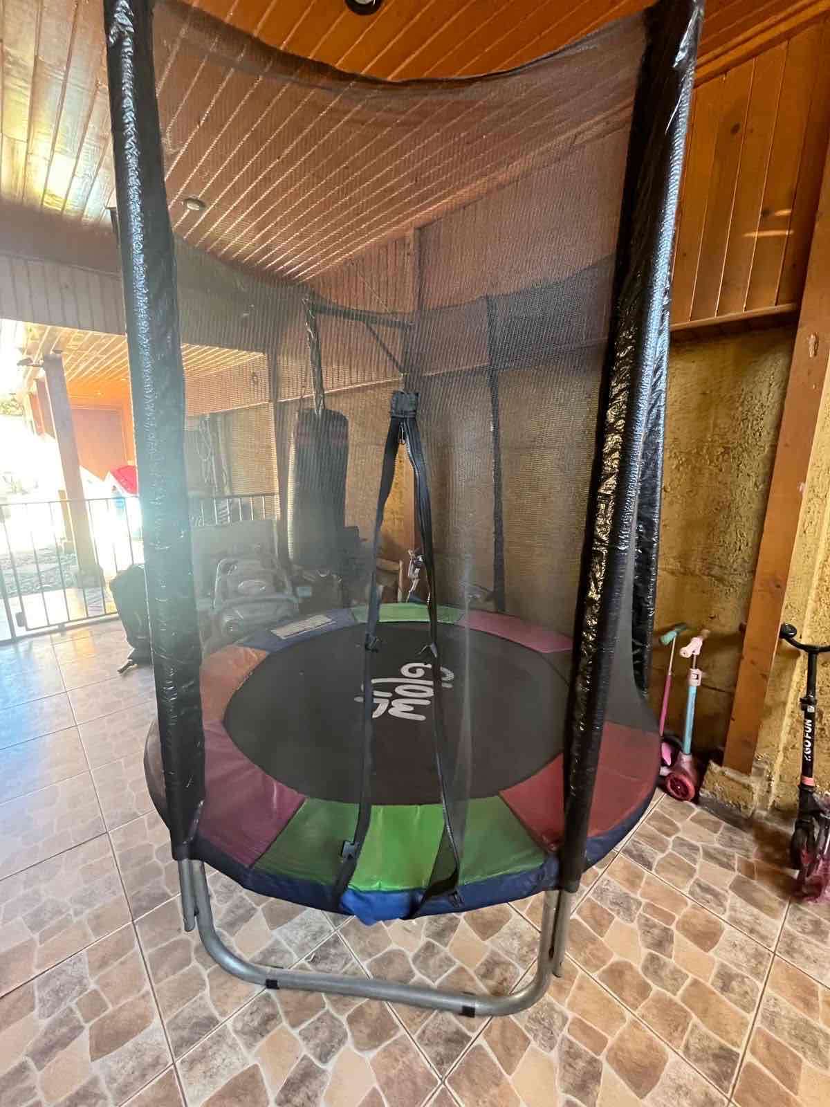 Cama elástica con red de seguridad - miniatura 2