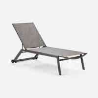 Pack 2 Rosen Reposeras Otranto Charcoal - miniatura 2