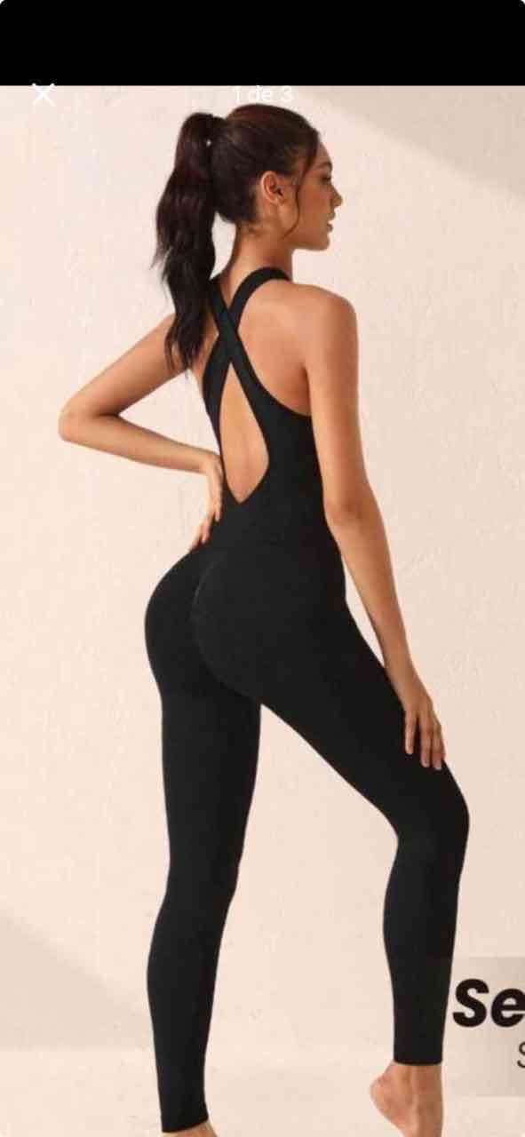 Buzo negro para actividades talla Mediana - miniatura 2